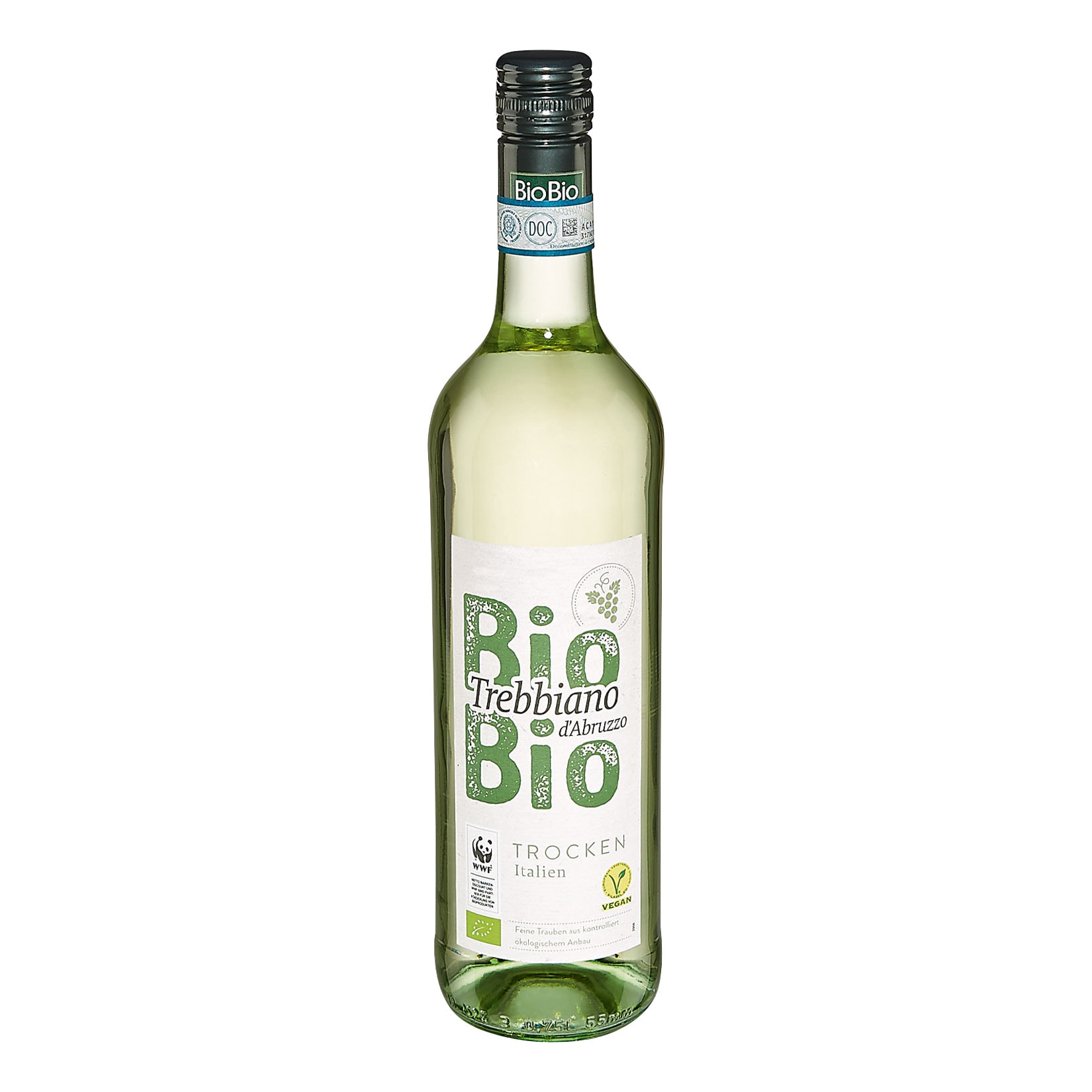 BioBio Trebbiano d'Abruzzo DOC trocken 11,0 % vol 0,75 Liter - Bild 1