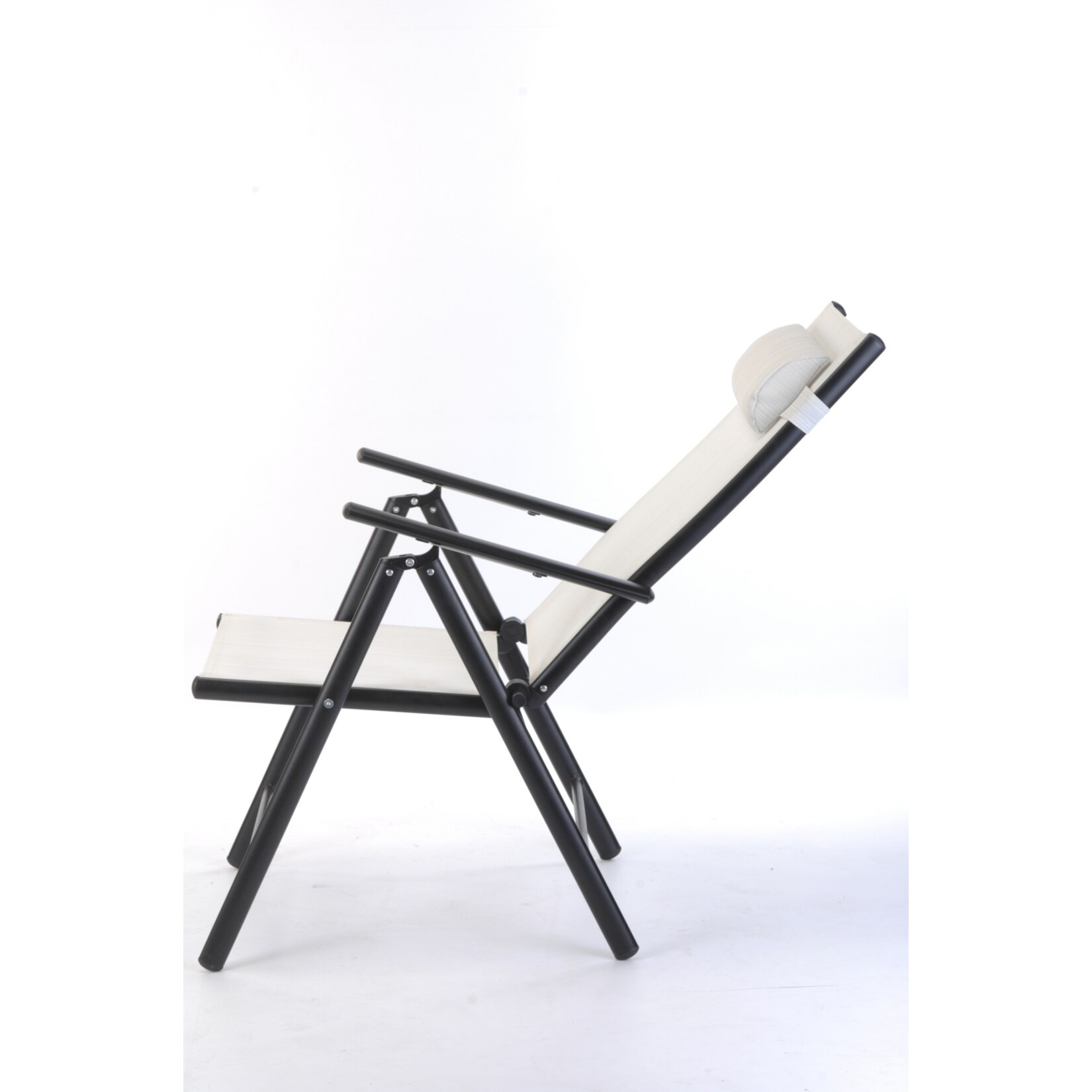 H&S Klappstuhl Amsterdam, schwarz/wei&szlig; - Bild 1