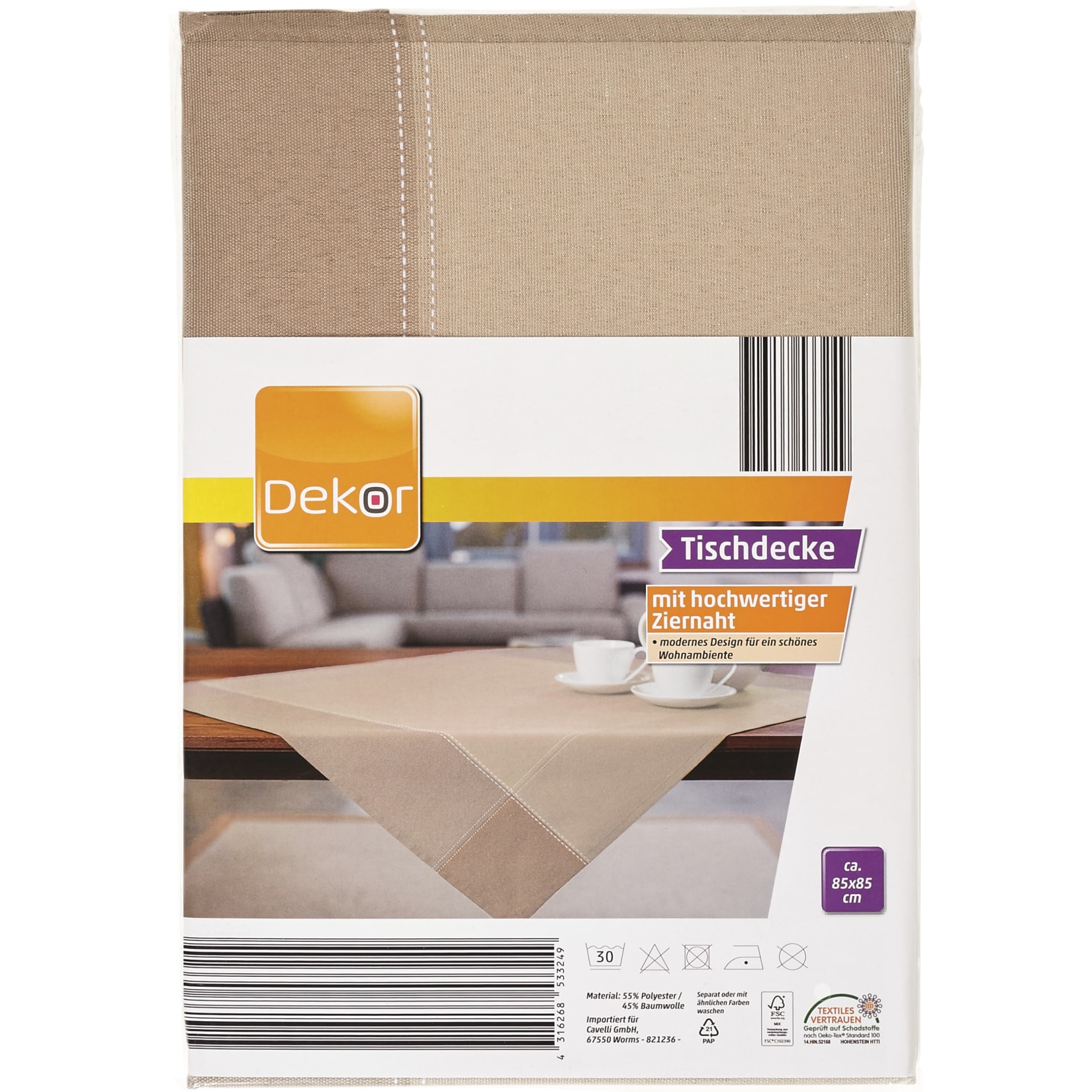 Tischdecke - 85 x 85 cm - Bild 1