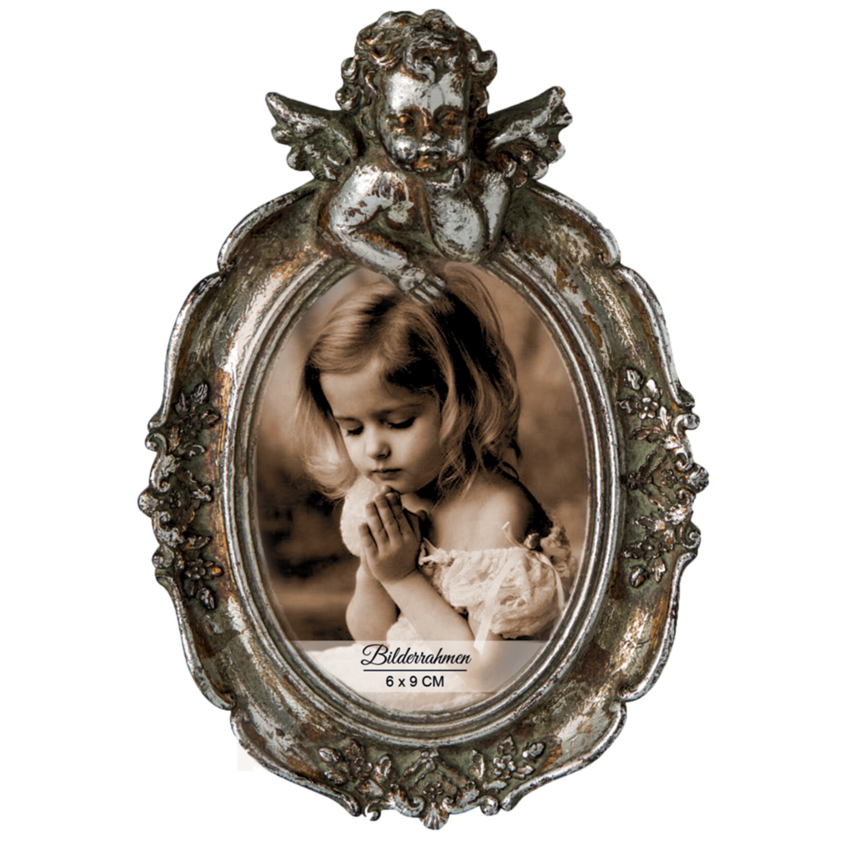 Engel Bilderrahmen silber - Bild 1