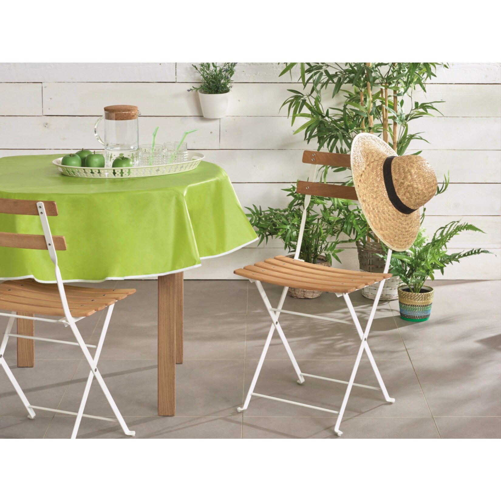 Dekor Tischdecken Sortiment - ca. 140 cm rund gr&uuml;n - Bild 1