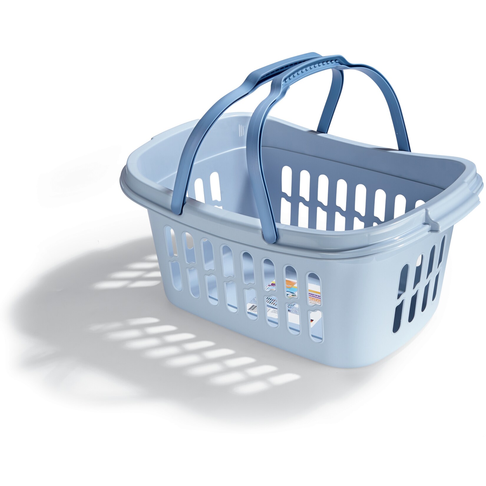 Dekor Einkaufskorb blau - Bild 1