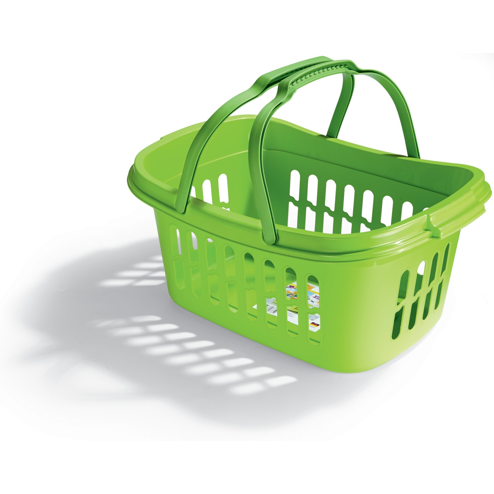 Dekor Einkaufskorb gr&uuml;n - Bild 1