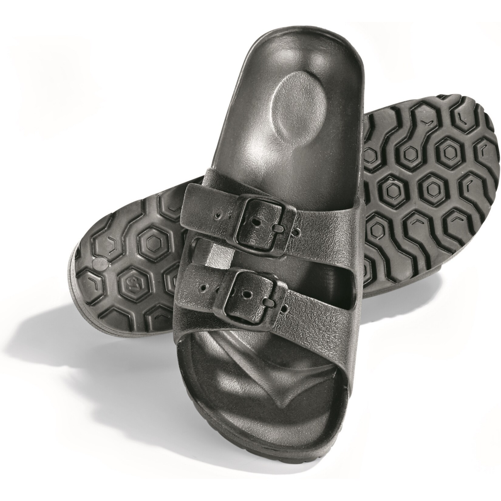 Damen und Herren Pantolette schwarz Gr&ouml;&szlig;e 37 - Bild 1