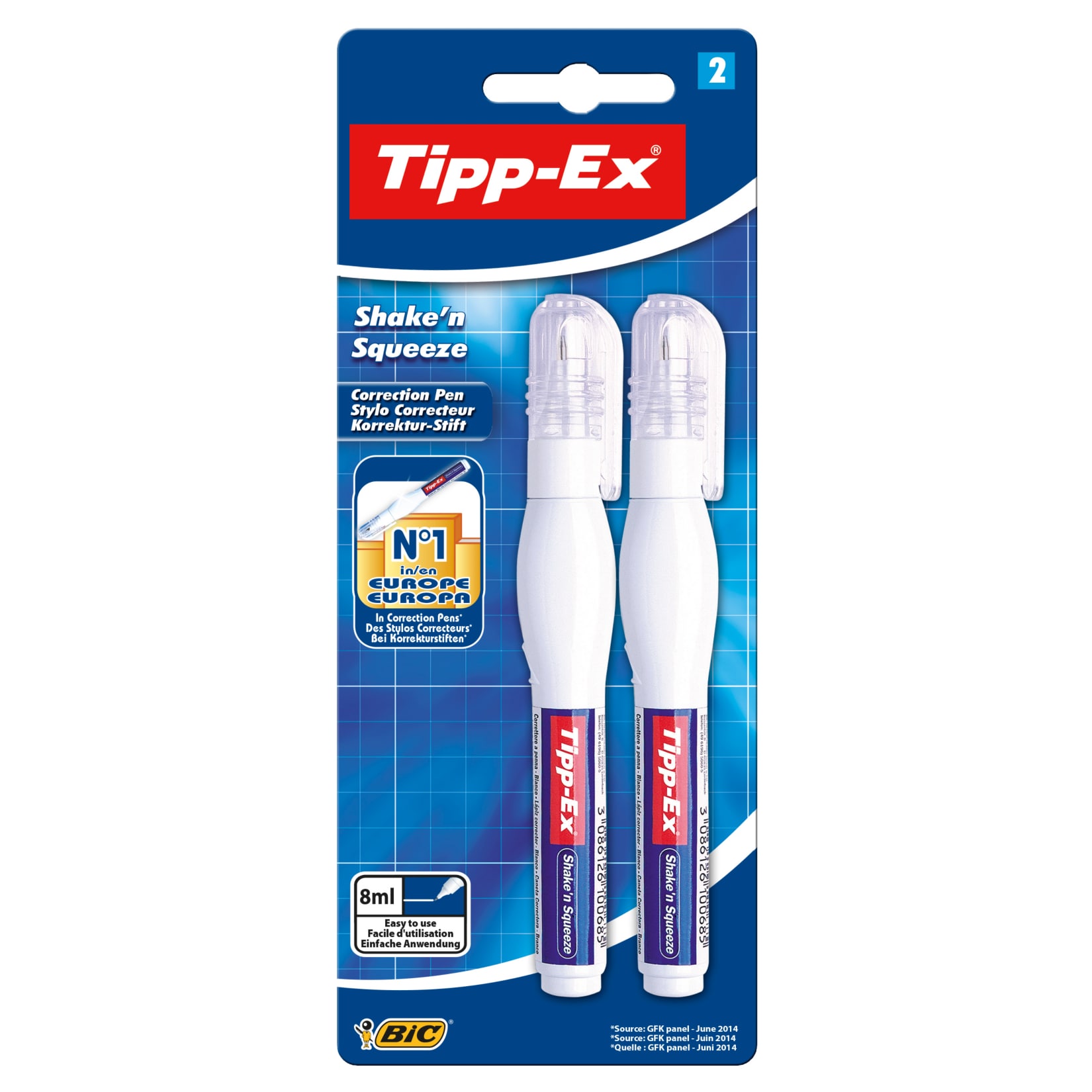 Tipp-Ex Korrekturhelfer - Shake'n Squeeze Korrekturstift - Bild 1