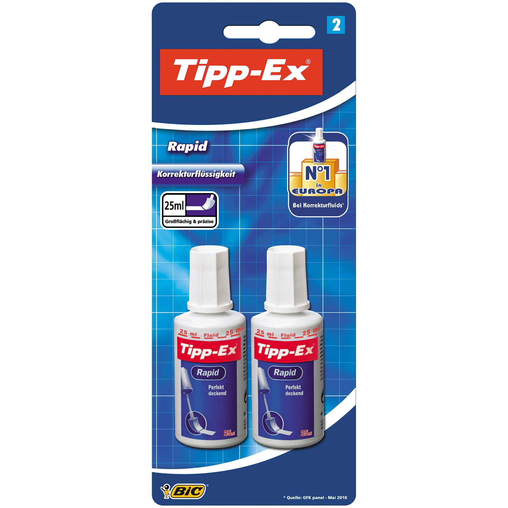 Tipp-Ex Korrekturhelfer - Rapid Blister Korrekturfluid - Bild 1