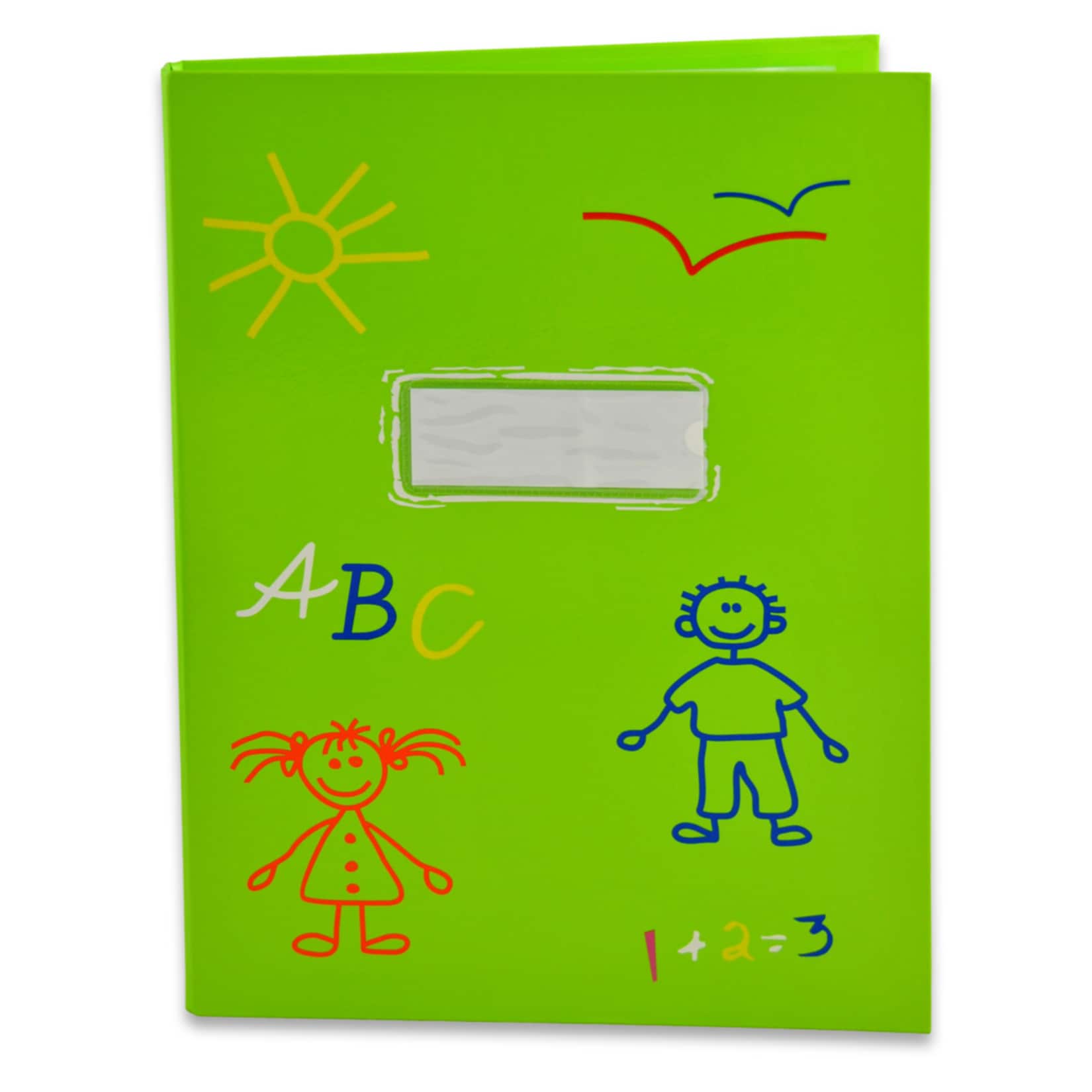 Zeugnismappe Kinder ABC gr&uuml;n - Bild 1