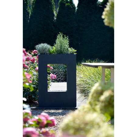 Dobar 96110e Design-Gartenbrunnen mit Pflanzoption online kaufen bei Netto