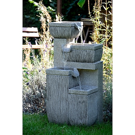 Dobar 96130e Design-Gartenbrunnen mit 4 Stufen - Bild 1