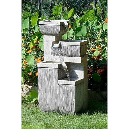 Dobar 96130e Design-Gartenbrunnen mit 4 Stufen online kaufen bei Netto