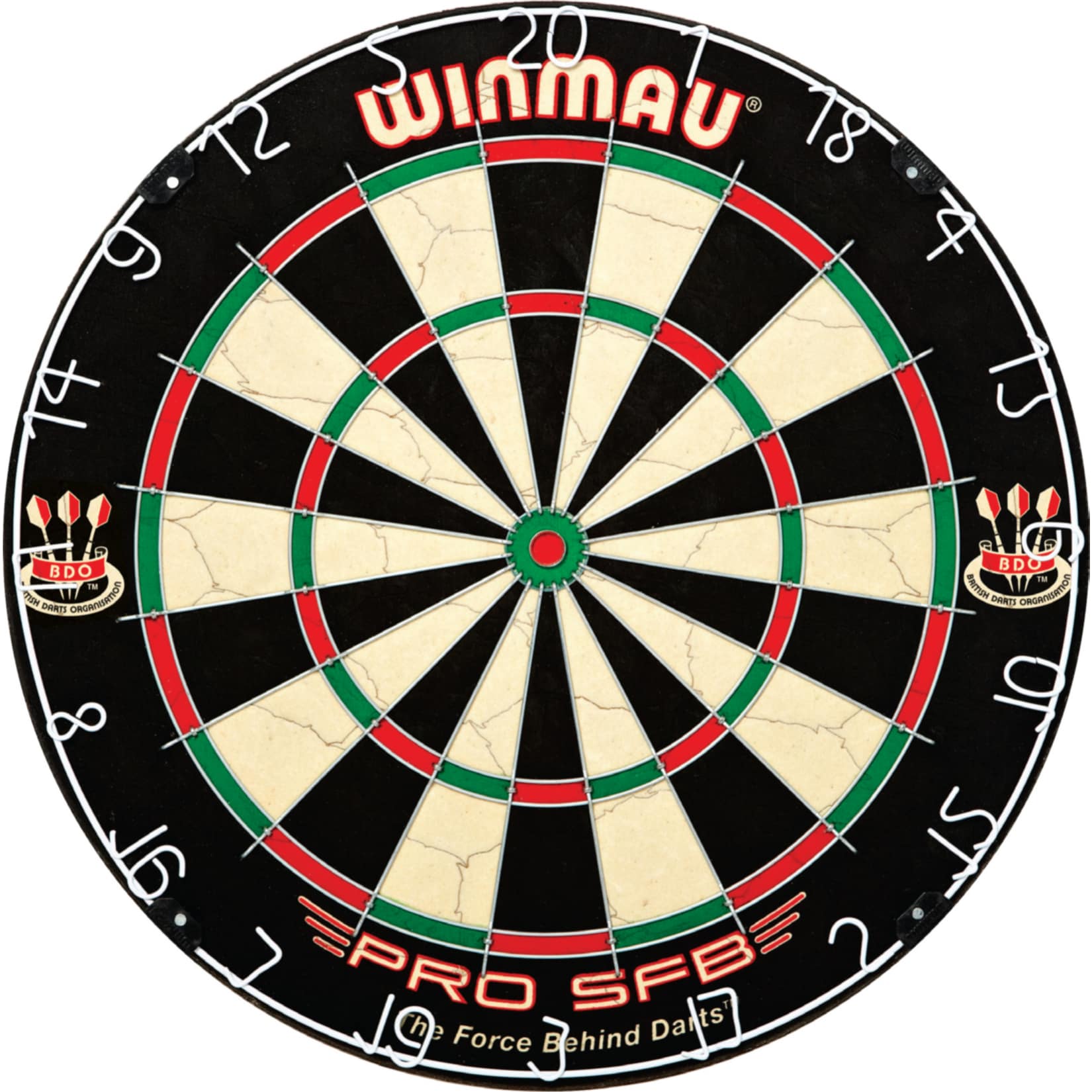 Carromco WINMAU STEELDARTBOARD PRO SFB, BRISTLE - Bild 1