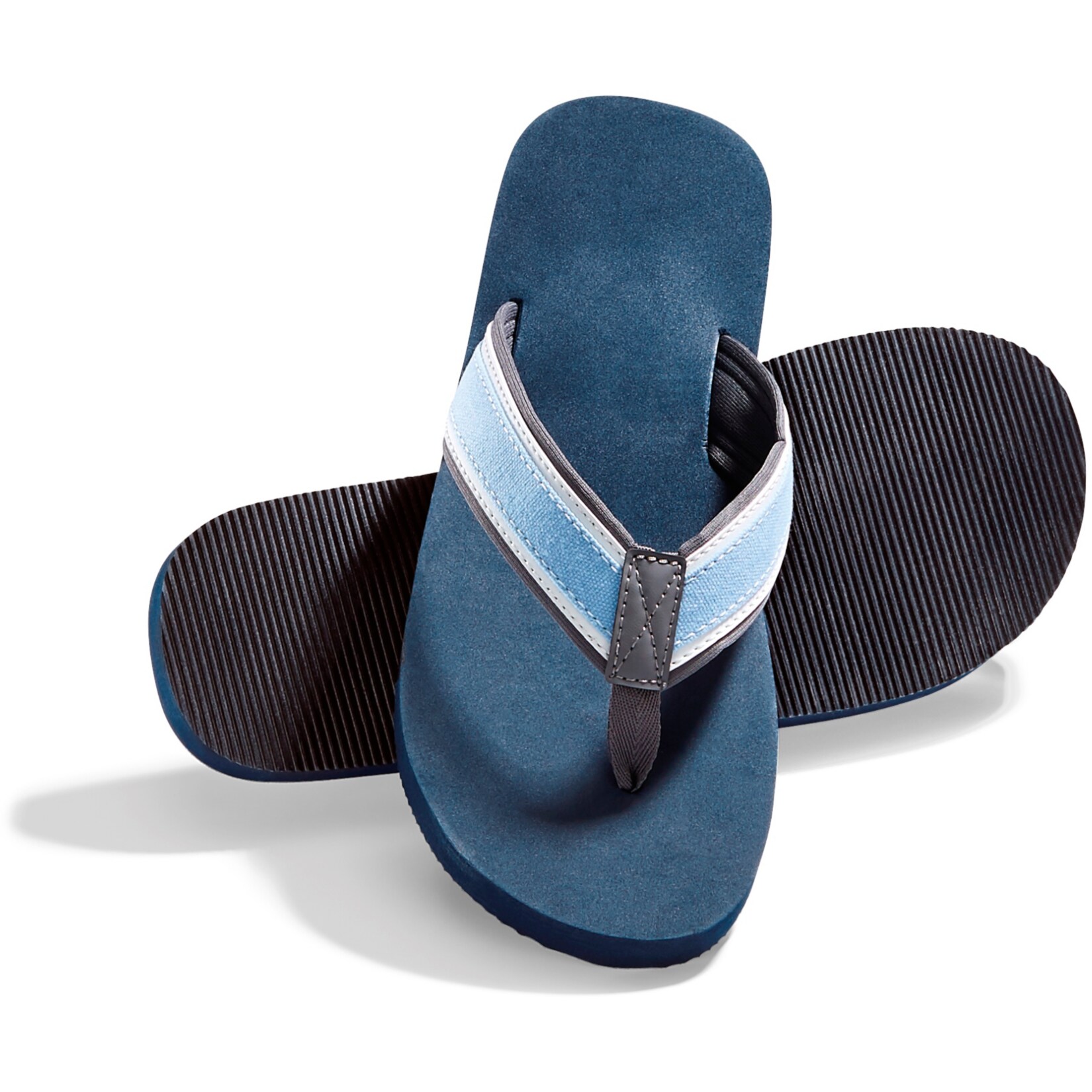 Herren Sommer Pantolette Zehe navy Gr. 42 - Bild 1