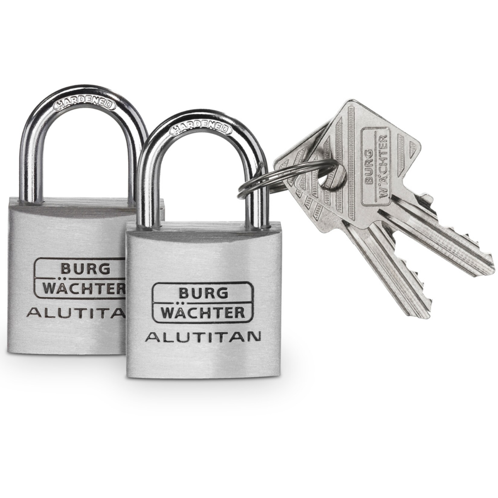Burgw&auml;chter Vorhangschloss-Set Duo 770 40 SB - Bild 1