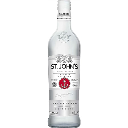 St. John's Weißer Rum 37,5 % vol 0,7 Liter - Bild 1