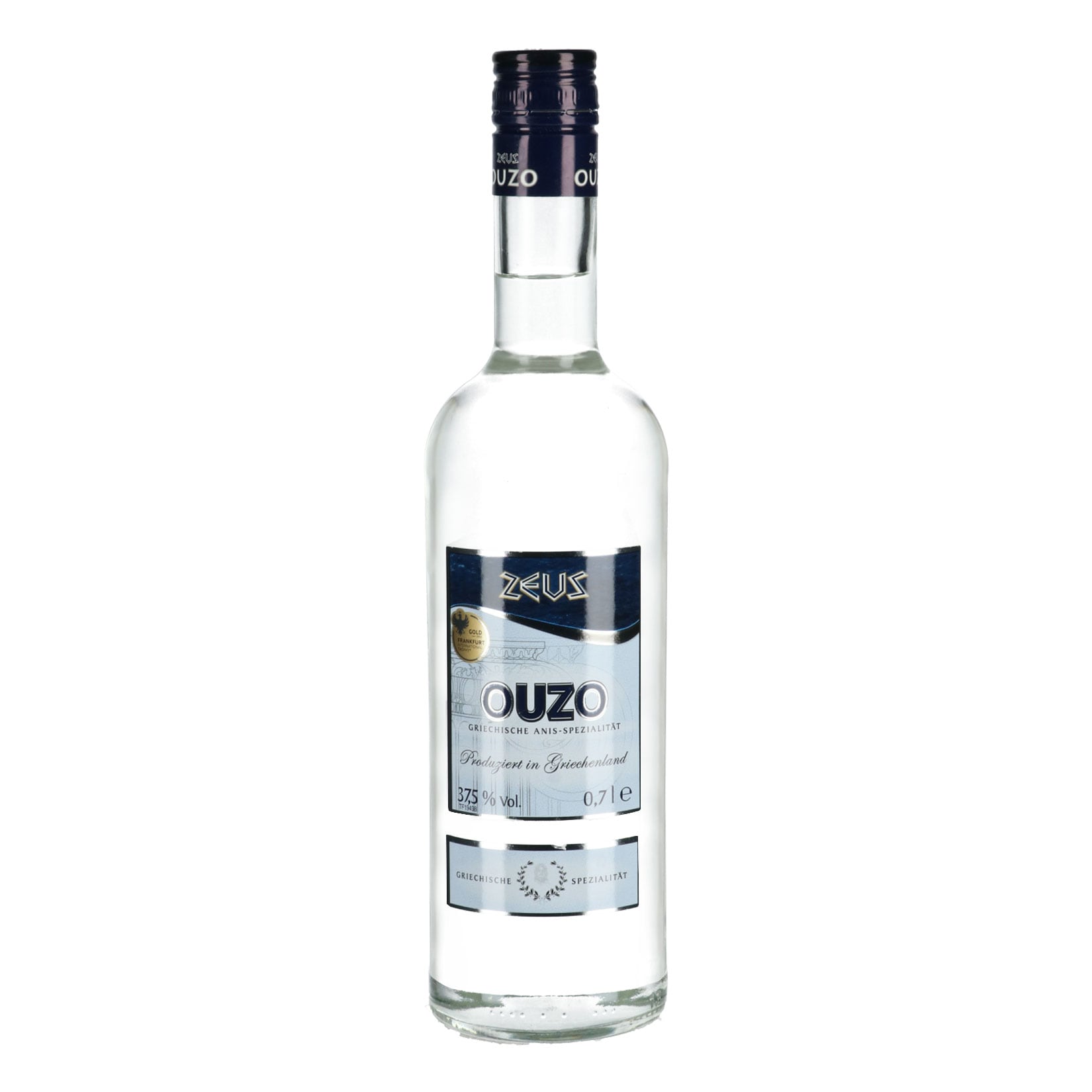 Zeus Ouzo 37,5 % vol 0,7 Liter - Bild 1