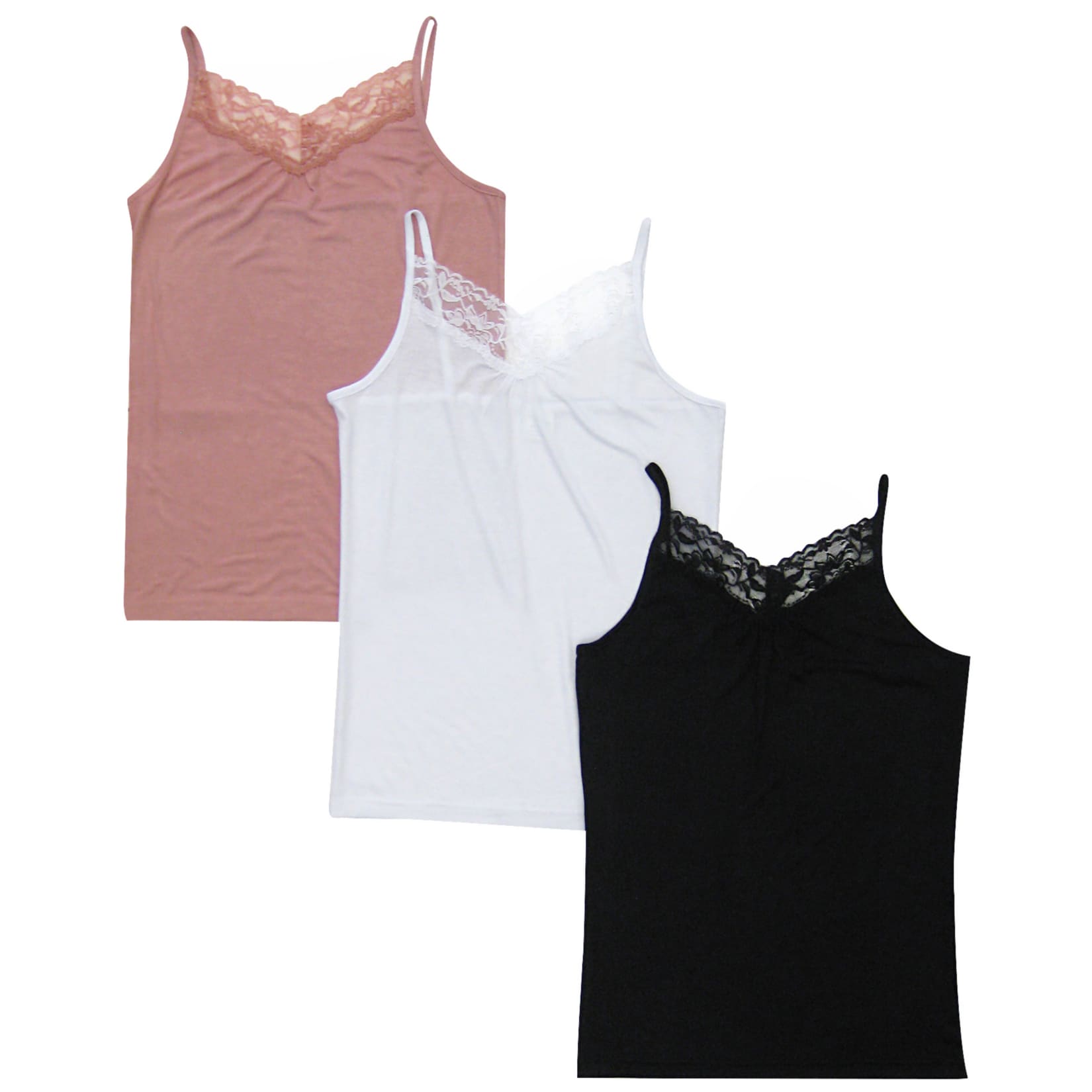 Damen Top mit Spitze - altrosa Gr. M - Bild 1