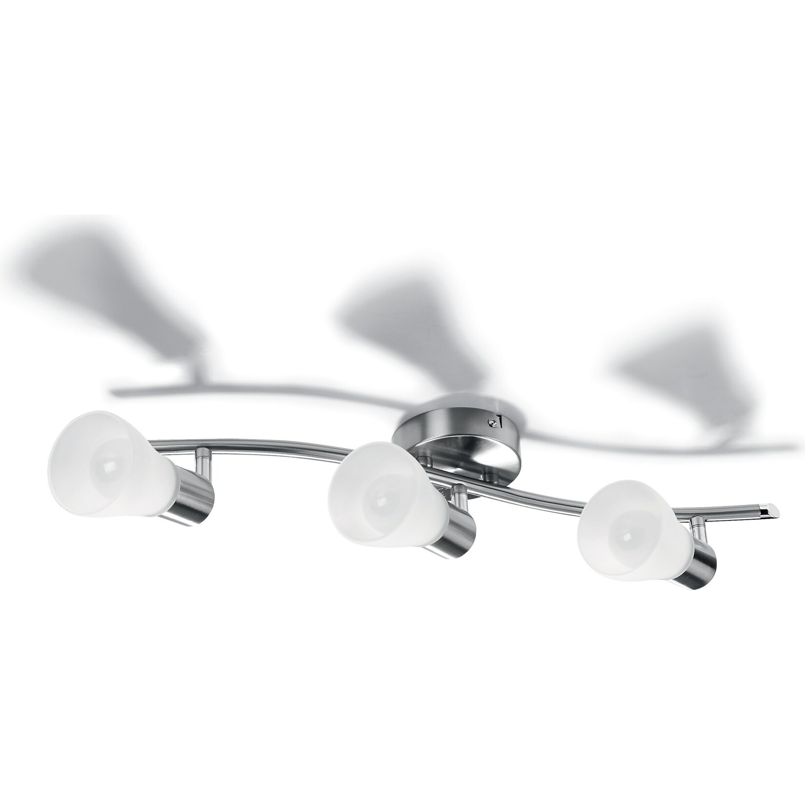 Edi Light LED Deckenleuchte, 3er - Glas Kegel - Bild 1