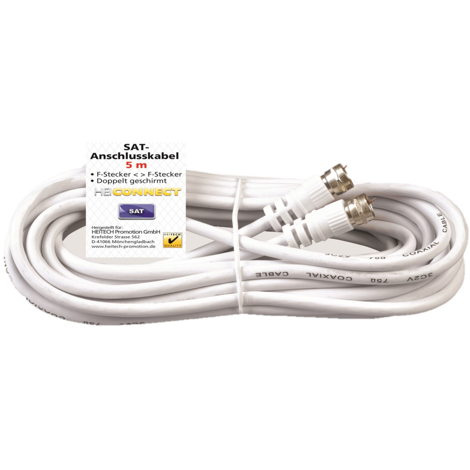 Star Q Elektronisches Zubeh&ouml;r - SAT Anschlusskabel - Bild 1