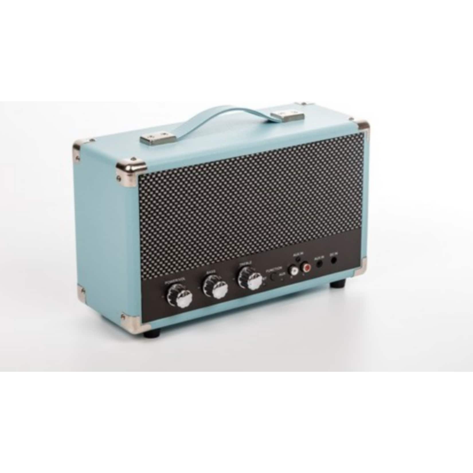 GPO nostalgischer Bluetooth Lautsprecher - blau - Bild 1