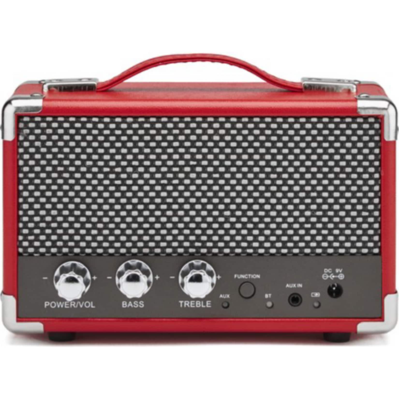 GPO Komfort Retro-Bluetooth Lautsprecher - rot - Bild 1