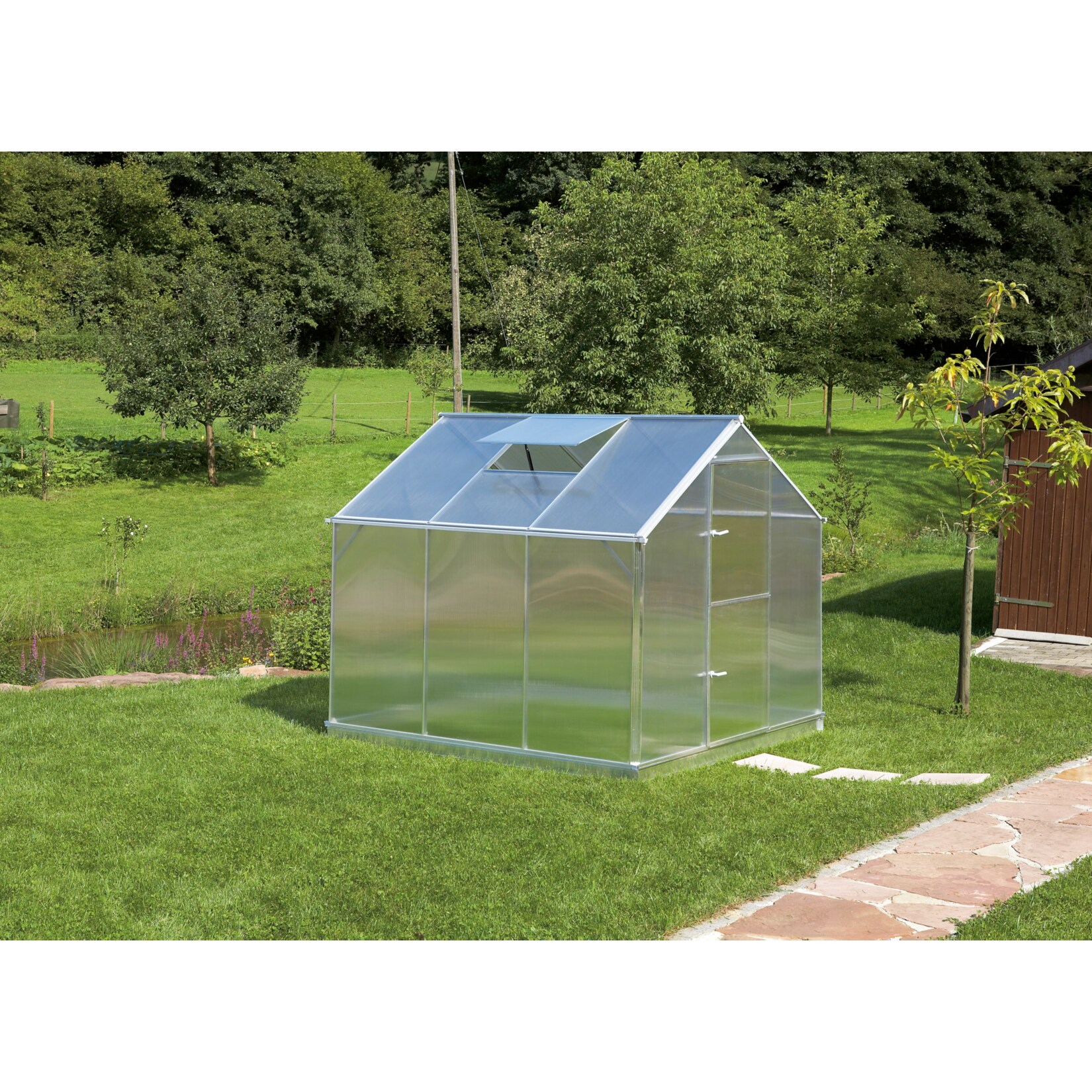 Gutta F3 Alu-Gew&auml;chshaus (1 Dachfenster) - Bild 1