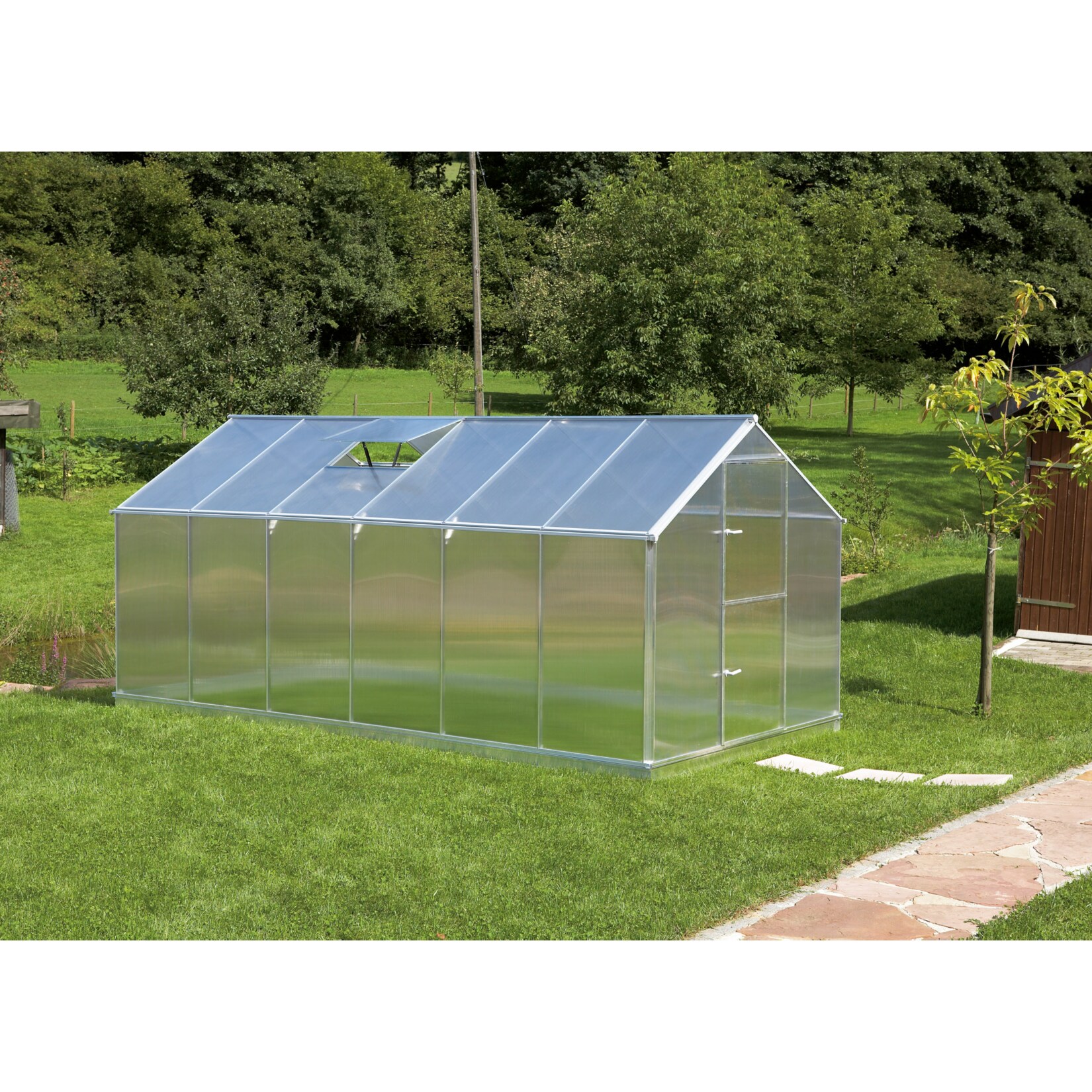 Gutta F6 Alu-Gew&auml;chshaus (2 Dachfenster) - Bild 1