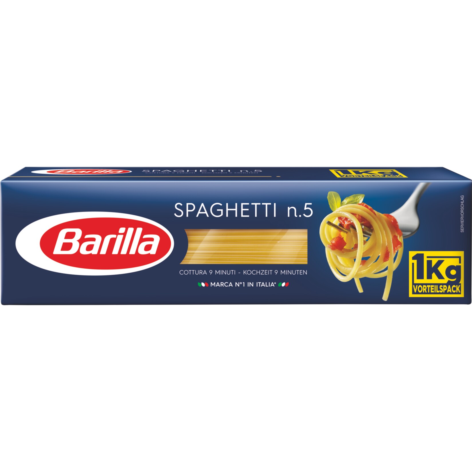 Barilla Pasta Spaghetti 1 kg, 12er Pack - Bild 1