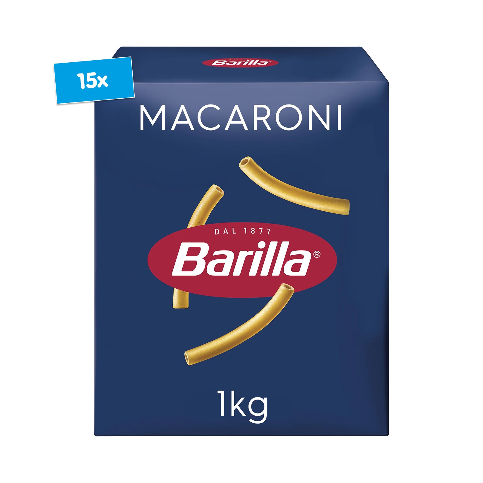 Barilla Pasta Maccheroni 1 kg, 16er Pack - Bild 1