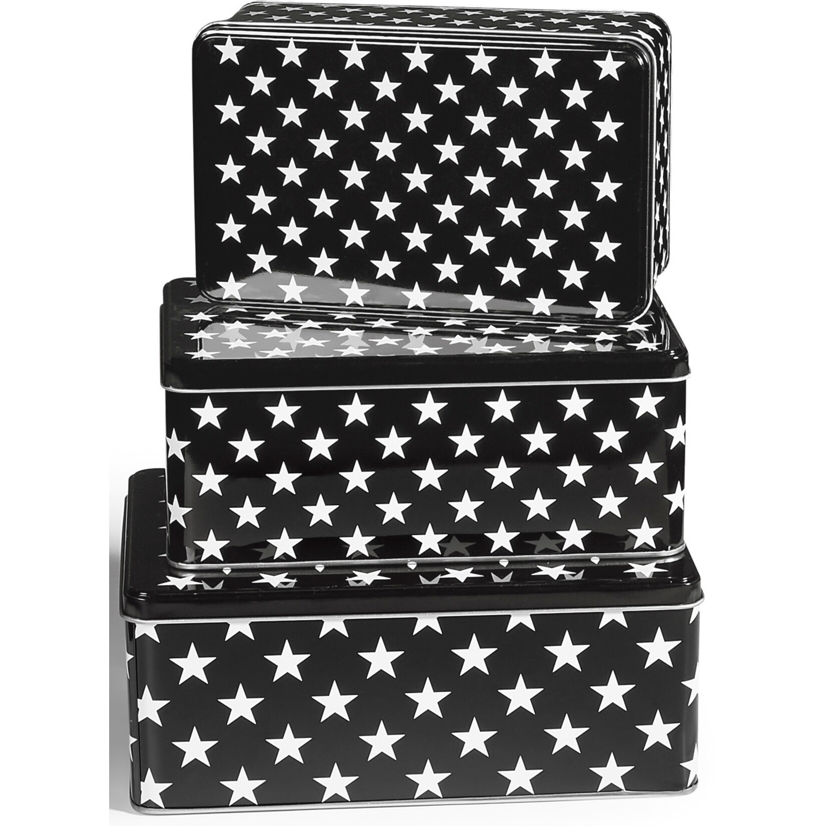 Keksdosen 3er schwarz - Bild 1