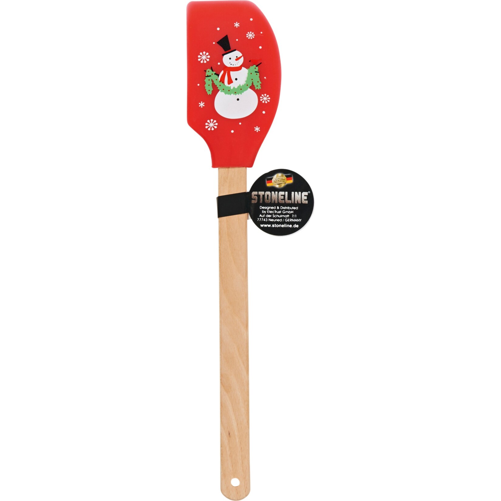 Stoneline Silikone Teigschaber-Schneemann, rot - Bild 1