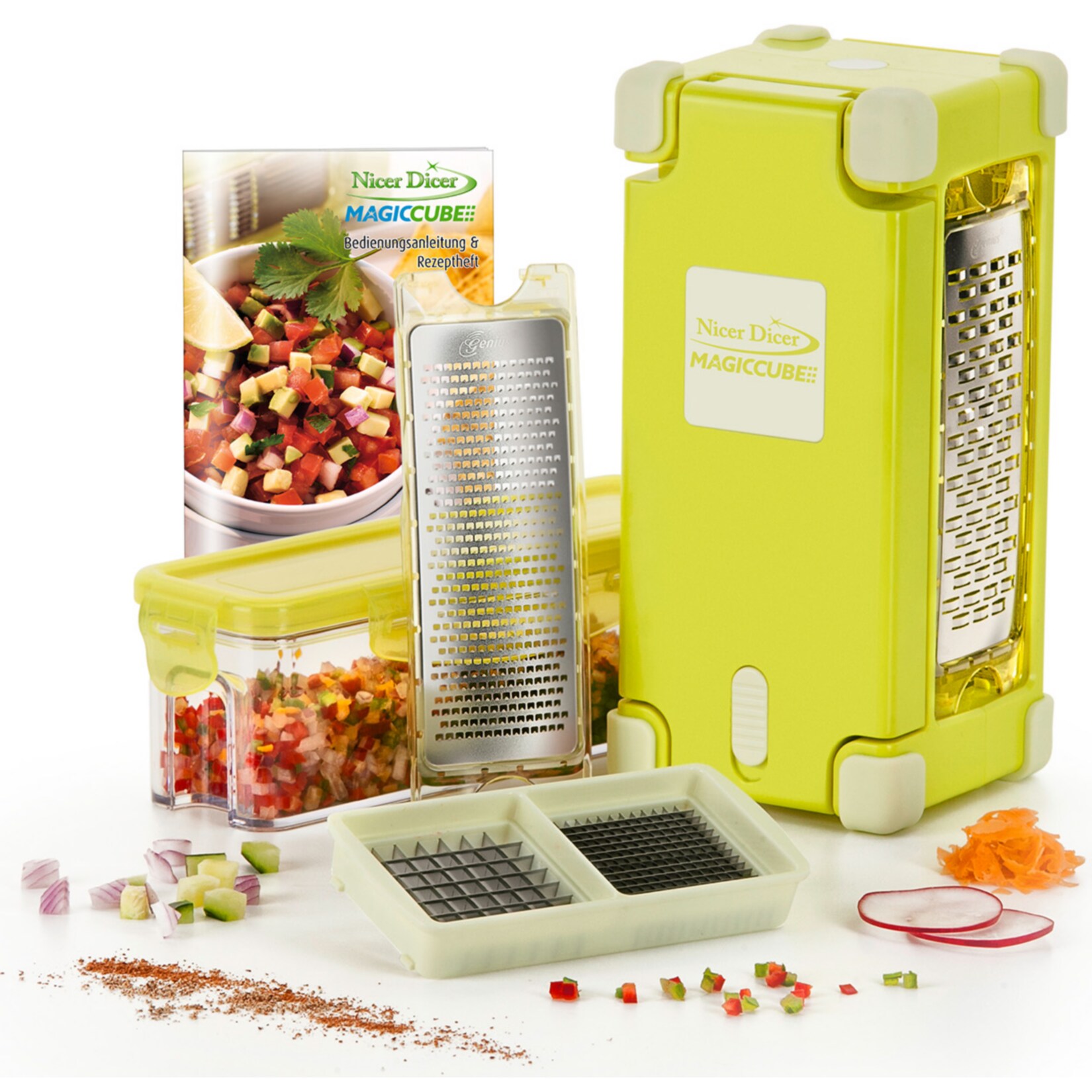 Genius® Nicer Dicer Magic Cube Gourmet, 9-teilig Online Kaufen Bei Netto