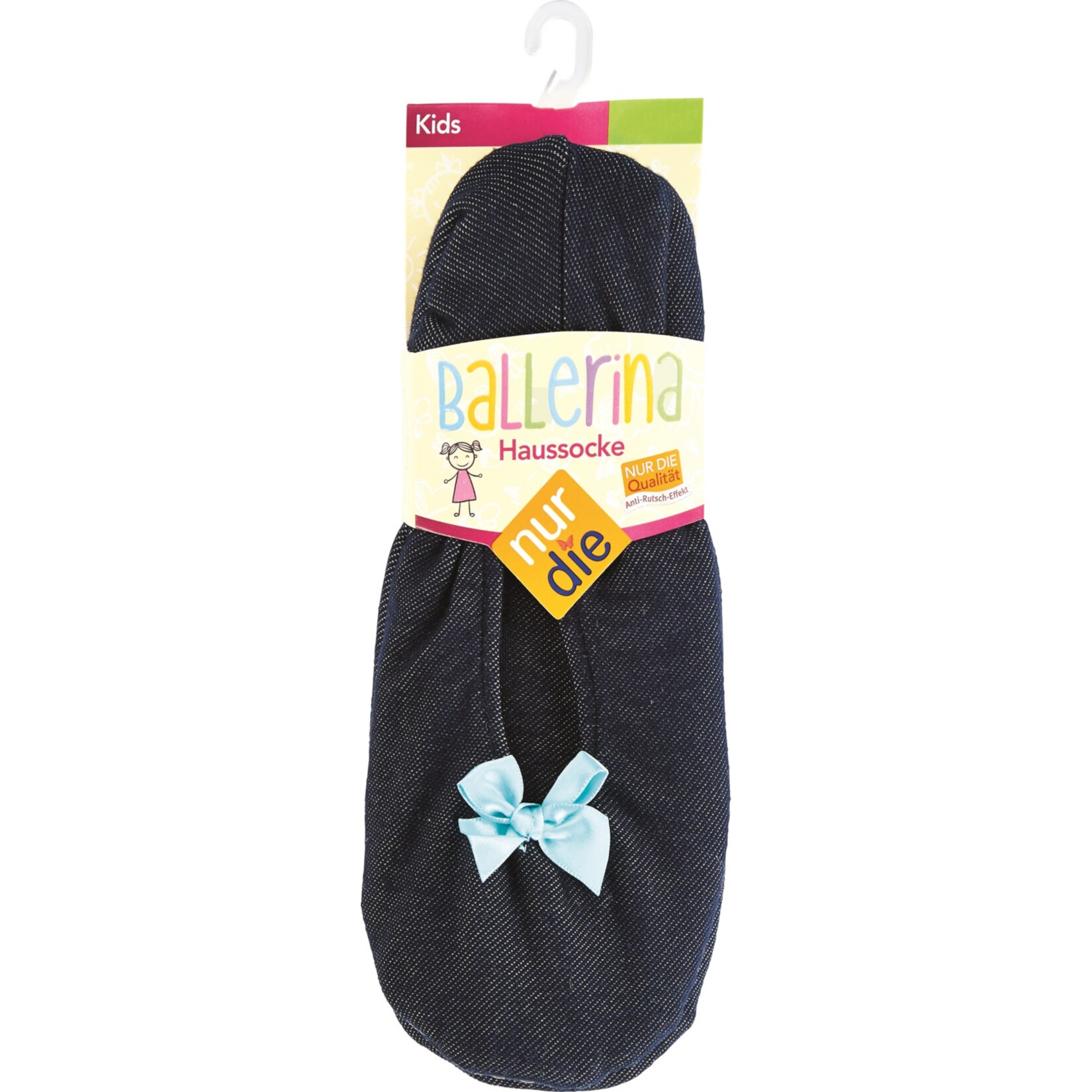 Ballerina Haussocke jeansmelange Gr. 23-26 - Bild 1