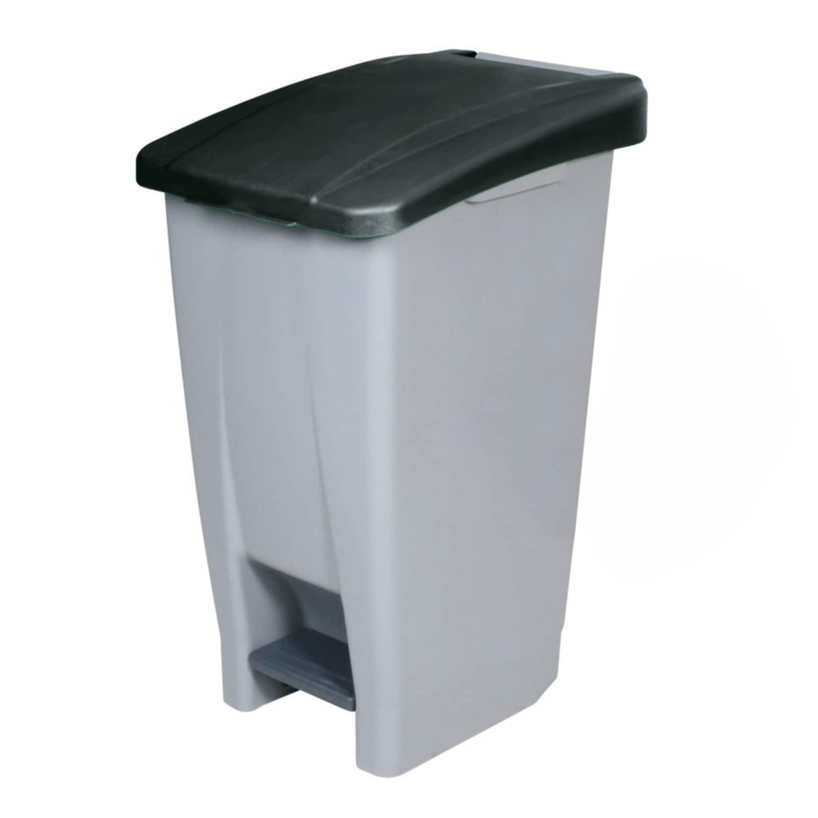 BRB Tret-Abfalleimer 60 Liter, schwarz - Bild 1