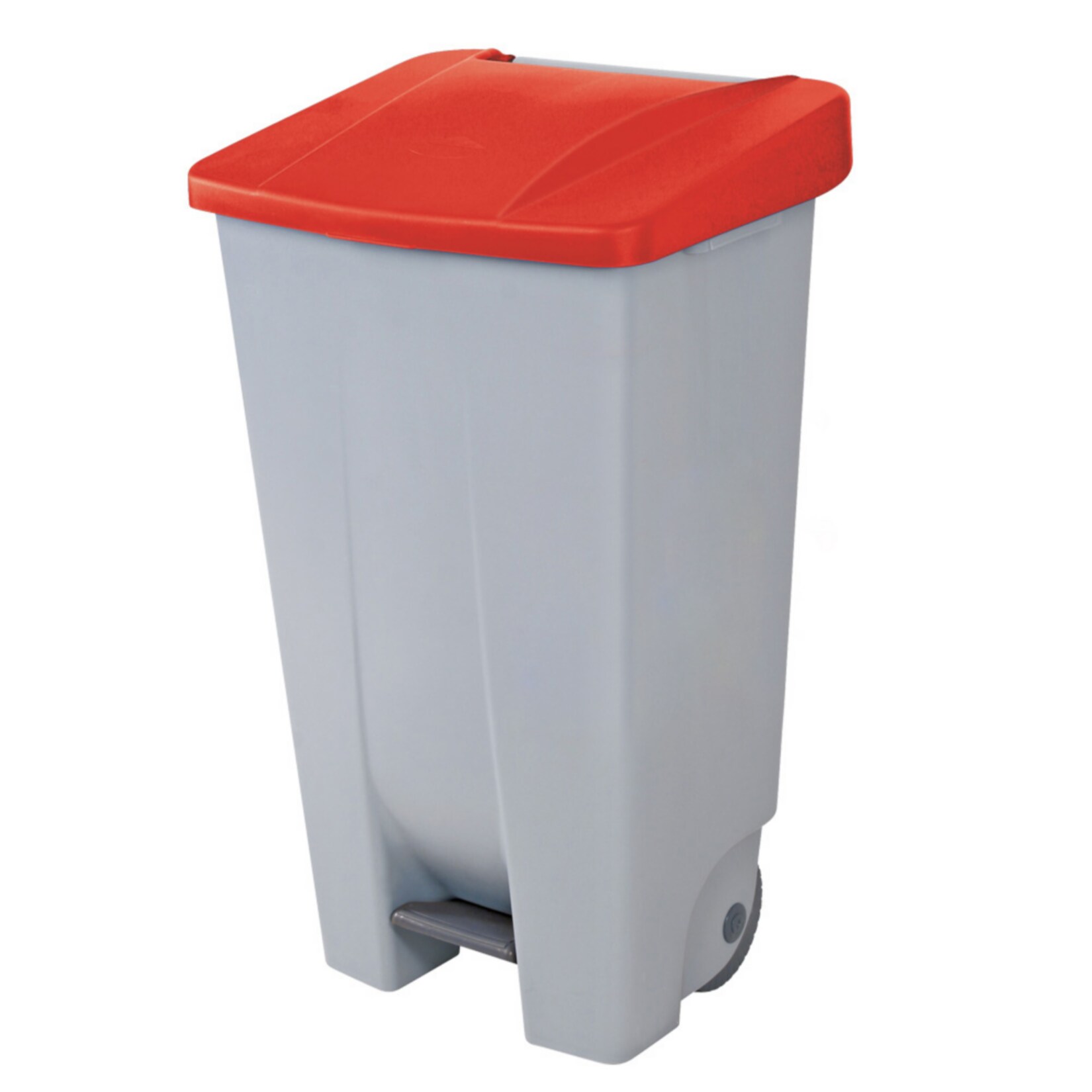 BRB Tret-Abfalleimer 120 Liter, rot - Bild 1