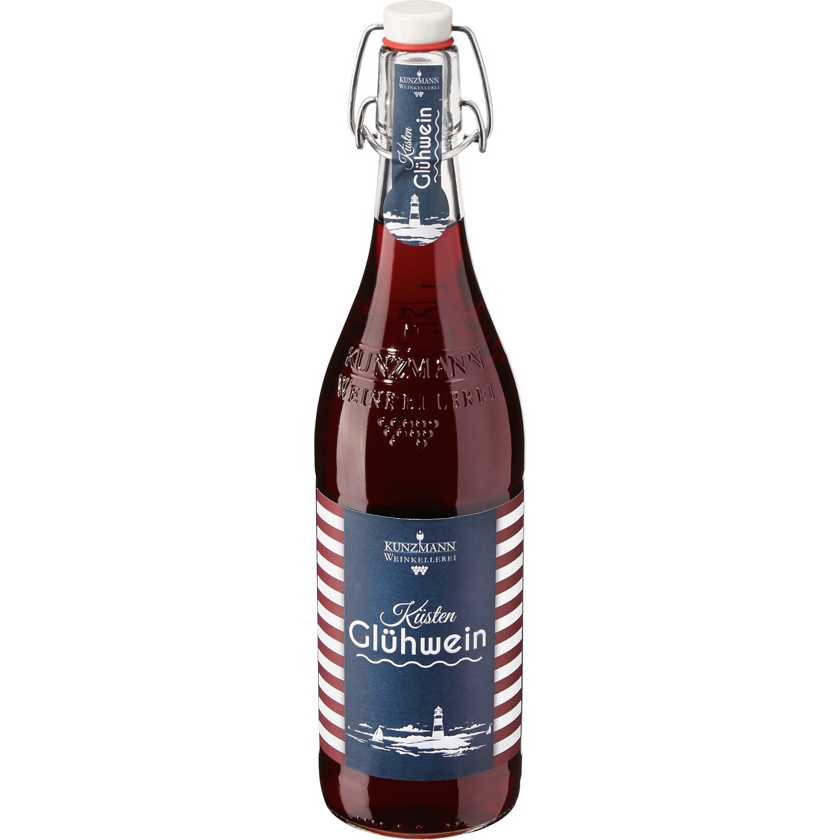Kunzmann Bio Gl&uuml;hwein rot 9,0 % vol 0,75 Liter - Bild 1