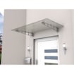 Gutta HD/LT 140 Edelstahl-Vordach mit 8 mm Verbund-Sicherheitsglas