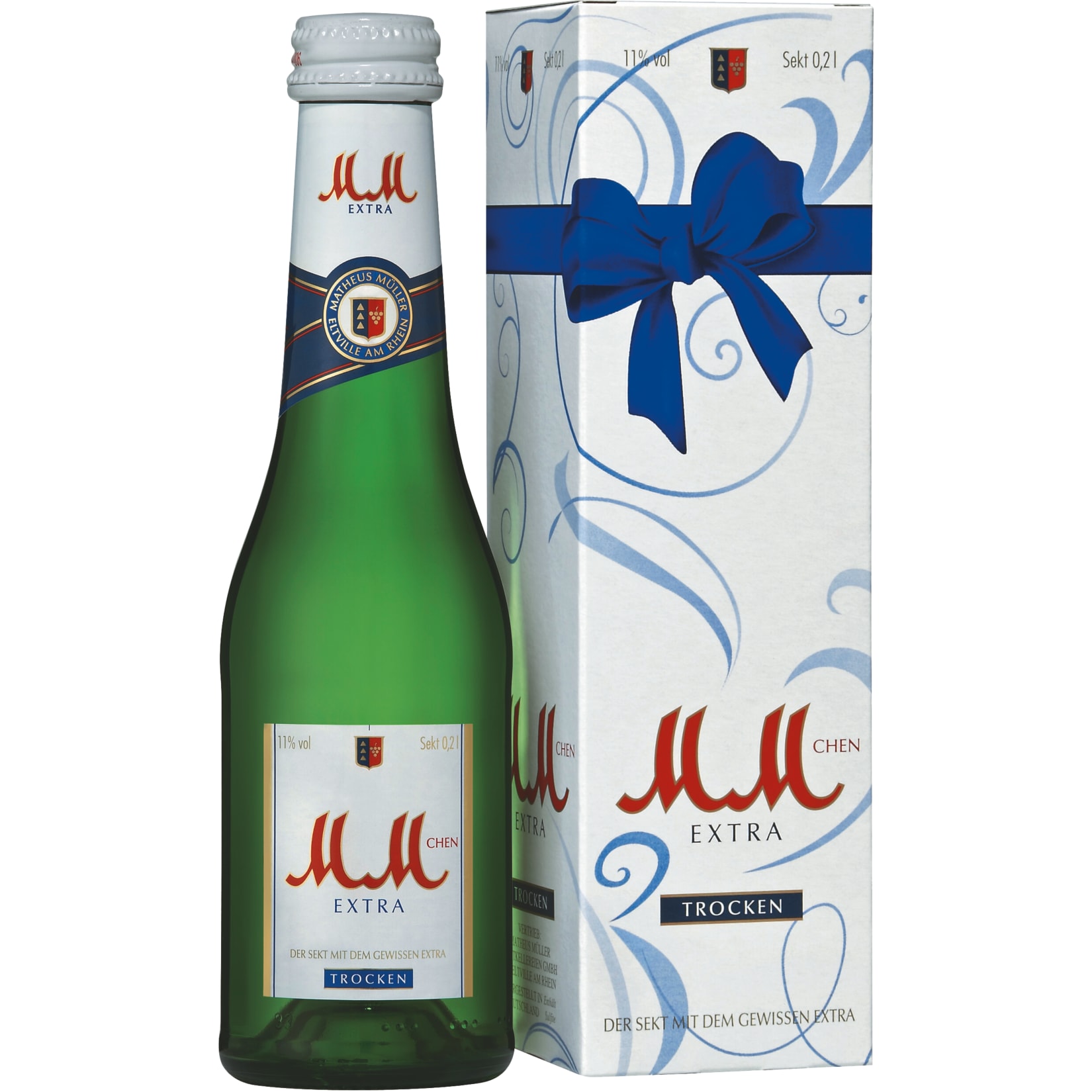 MM Extra Sekt trocken 11,0 % vol 0,2 Liter