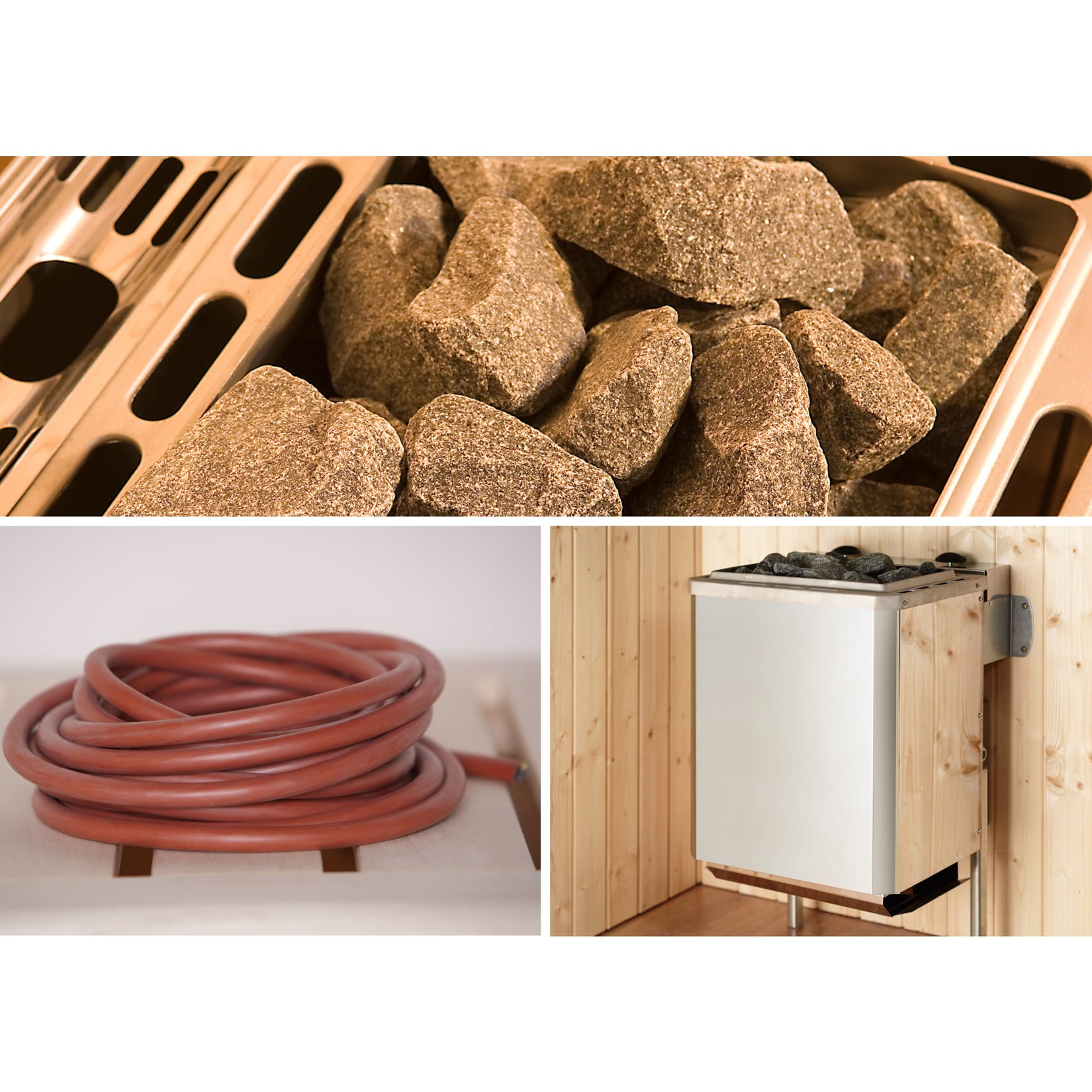 weka Saunaofenset 5,4 mit integrieter Steuerung und Anschlu&szlig;kabel - Bild 1