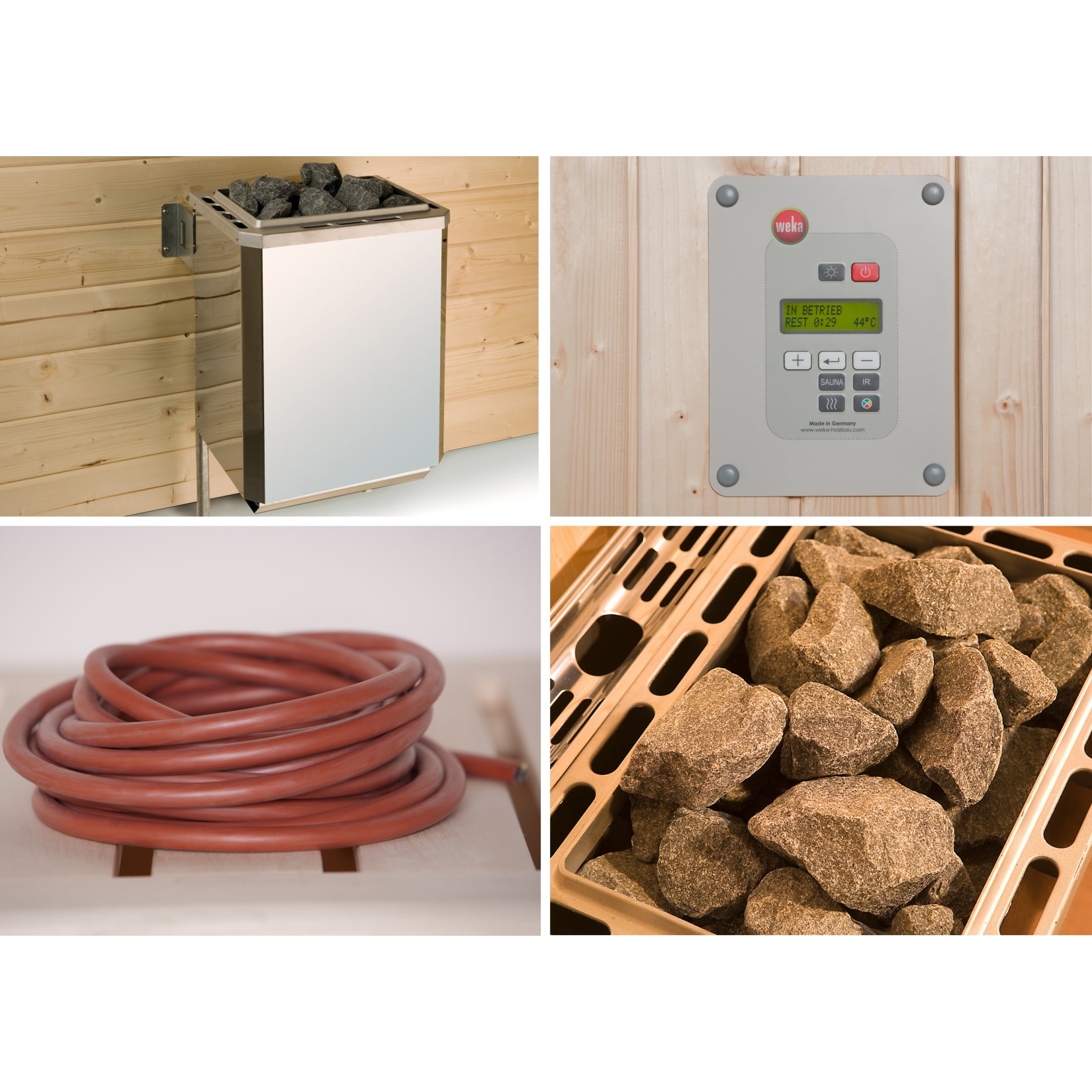 weka Saunaofenset 7,5 OS mit Ofenanschlu&szlig;kabel - Bild 1