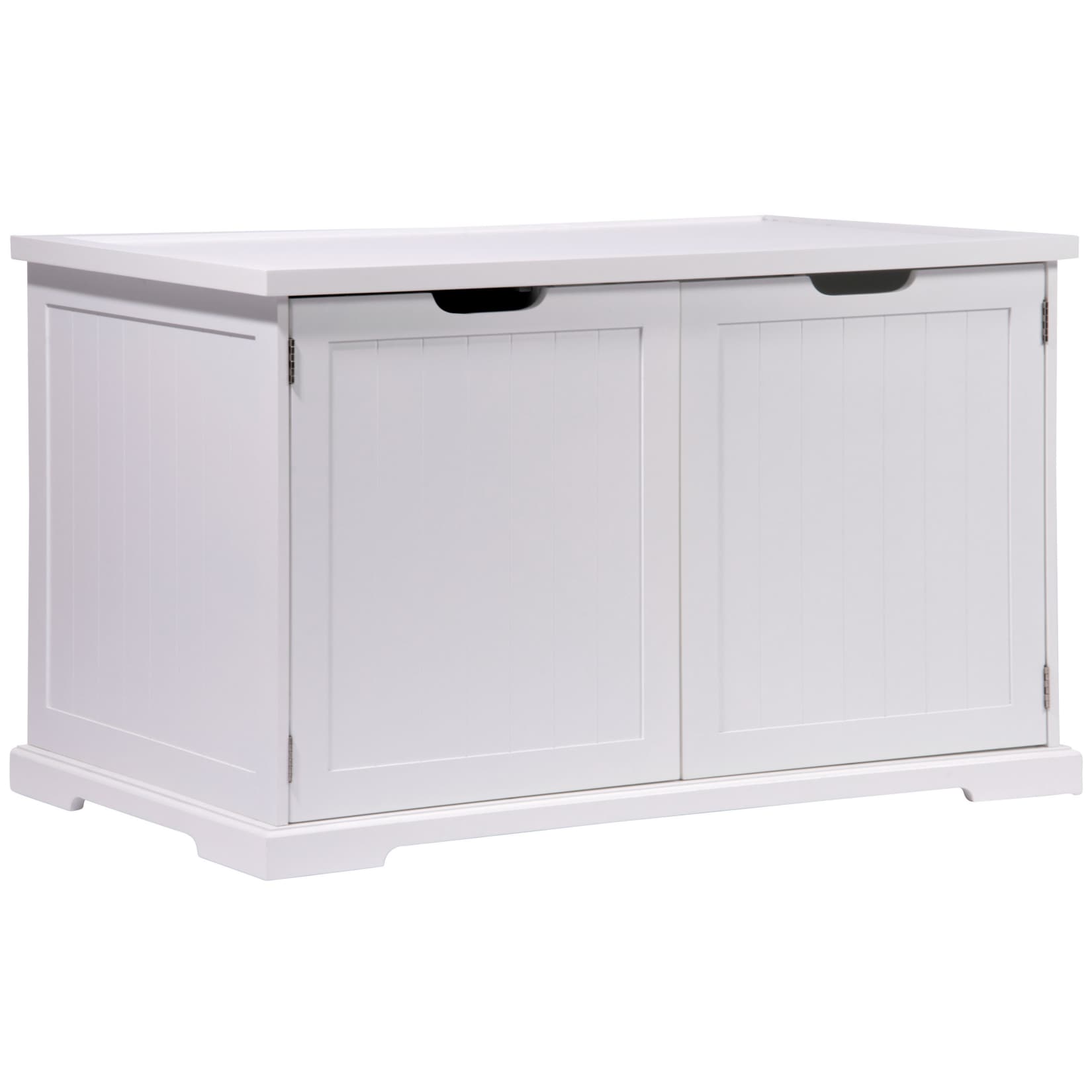 Dobar XL-Design-Katzenschrank wei&szlig; - Bild 1