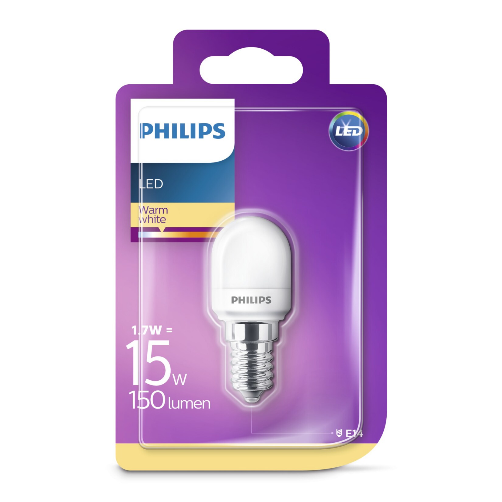 PHILIPS LED Leuchtmittel - K&uuml;hlschranklampe 15W T25 E14 - Bild 1