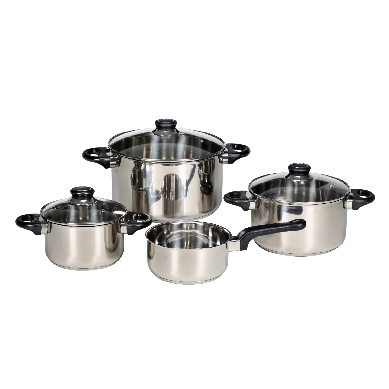 Edelstahl-Topfset Denver, 4-teilig - Bild 1