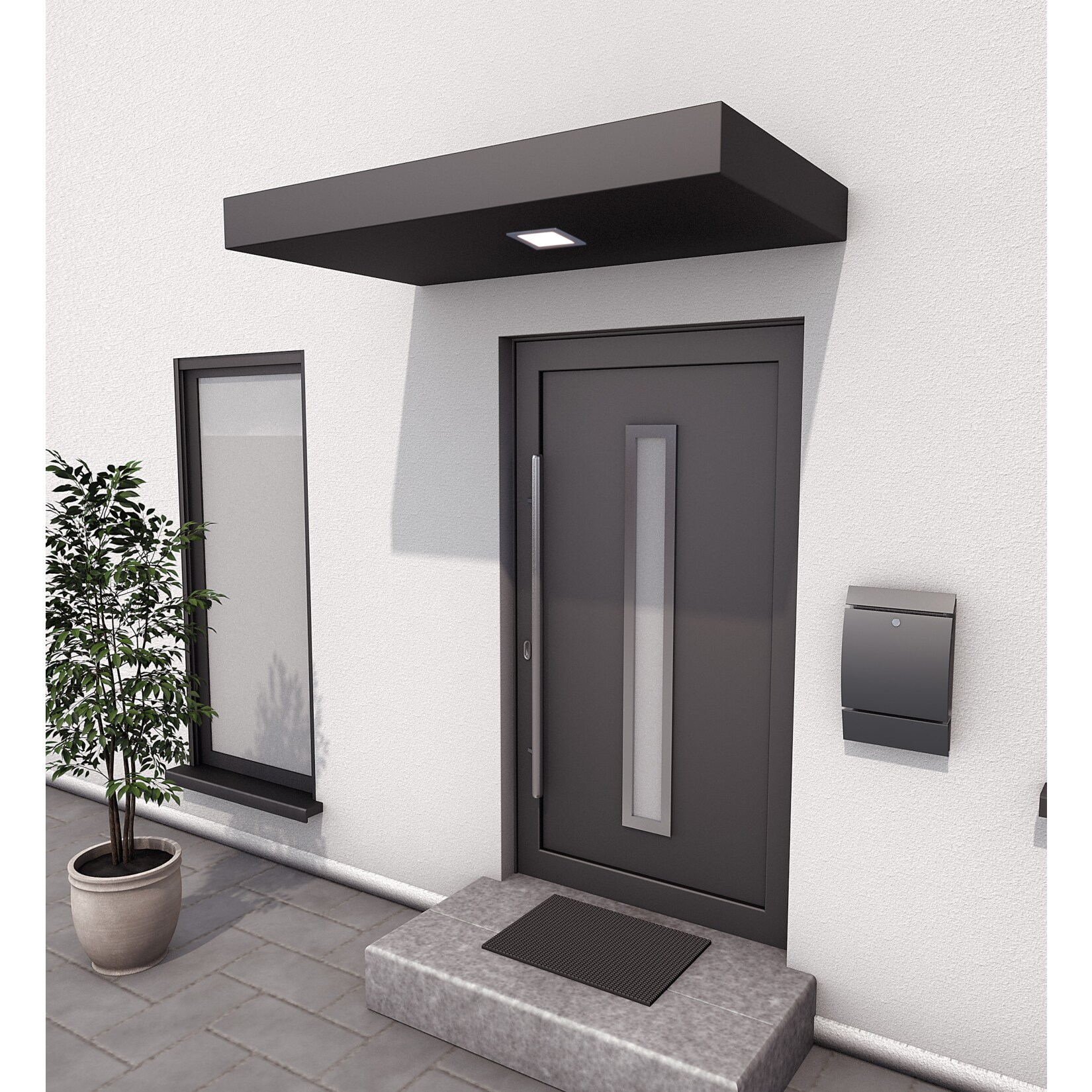 Gutta Rechteckvordach BS 200 - Bild 1