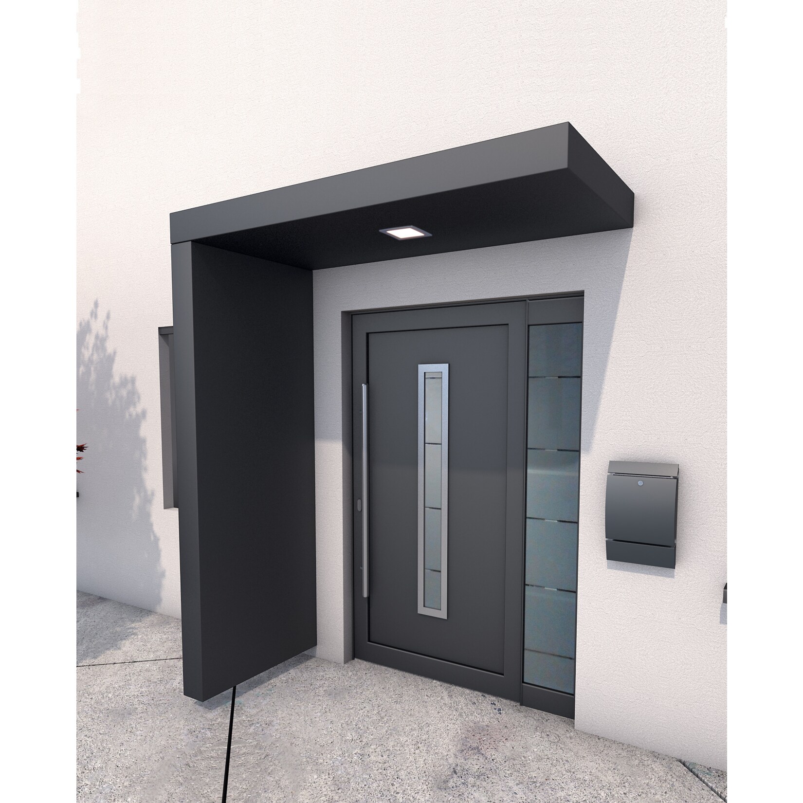 Gutta BS 200 Rechteckvordach mit Seitenteil - Bild 1