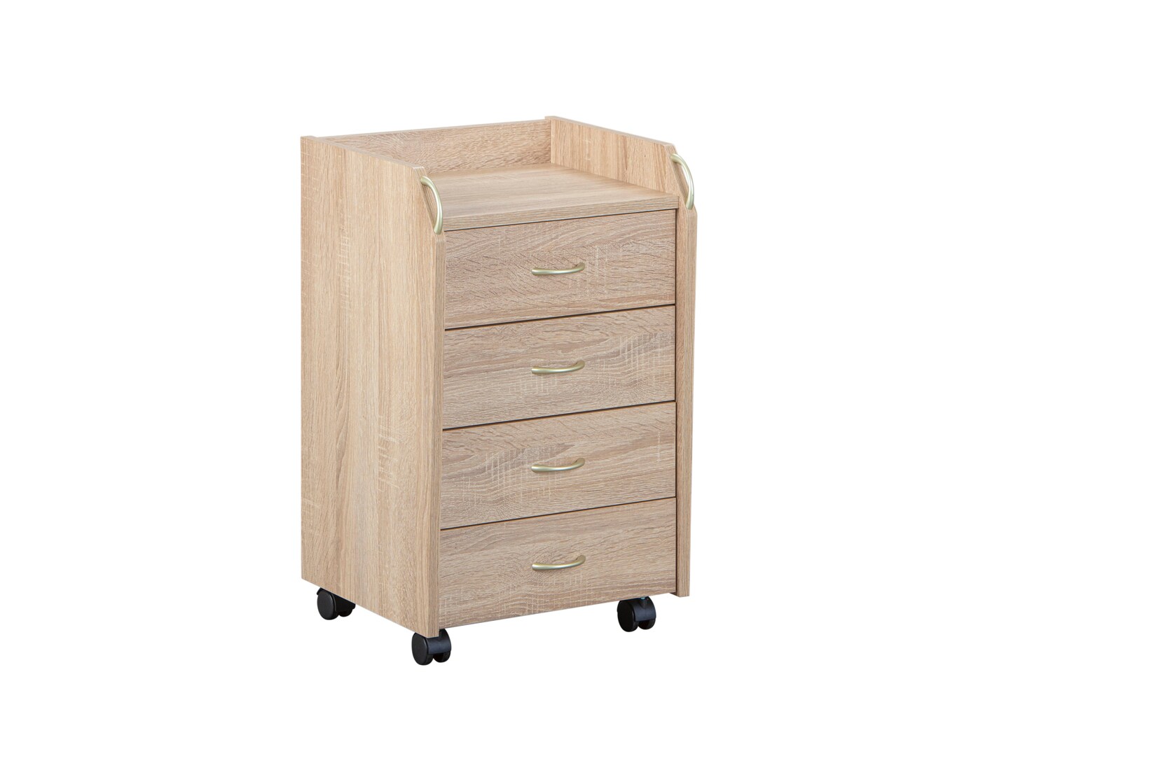 Inter Link Rollcontainer Pronti 4 Schubladen – versch. Farben – Sonoma Eiche | 04010340193108