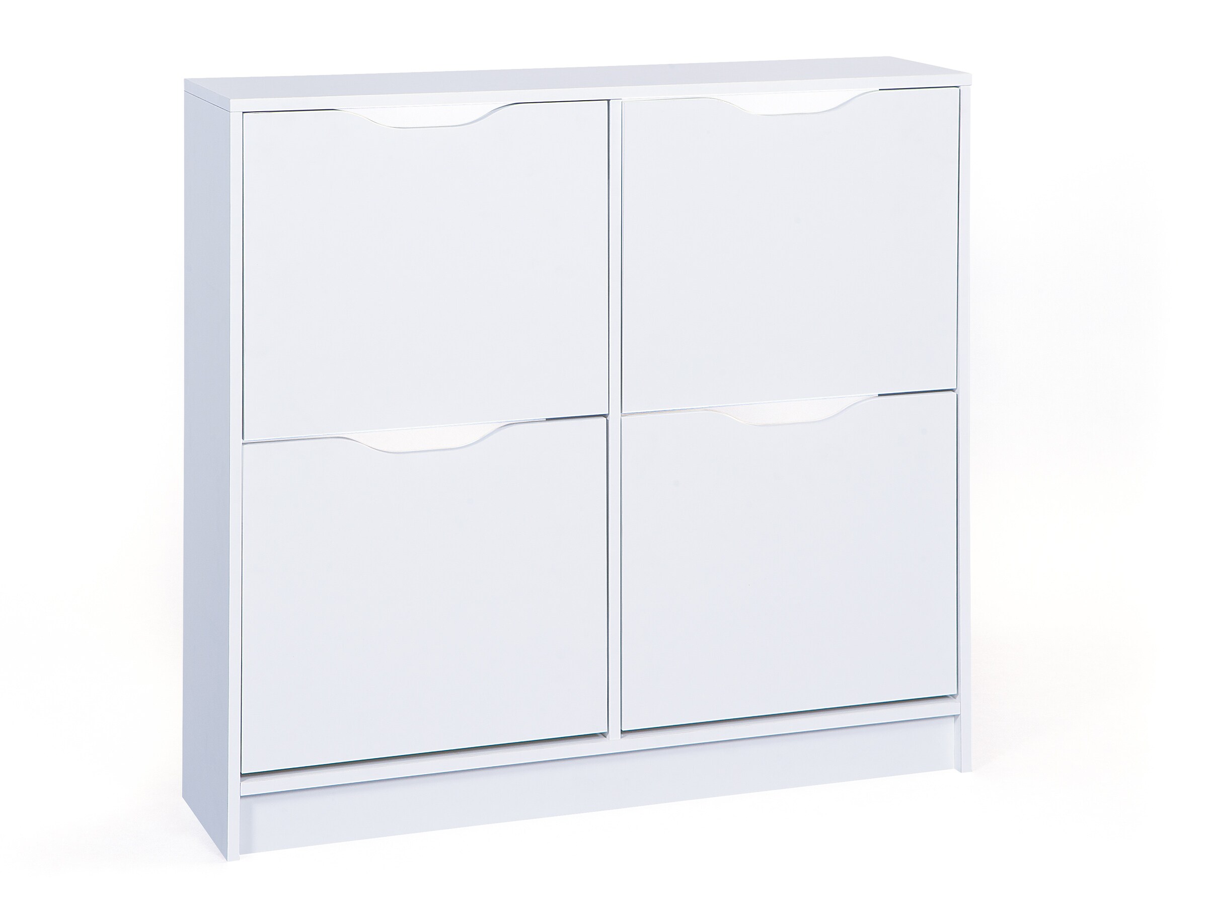 Inter Link Schuhschrank Schuhkipper Westphalen - 4 Klappt&uuml;ren weiss - Bild 1