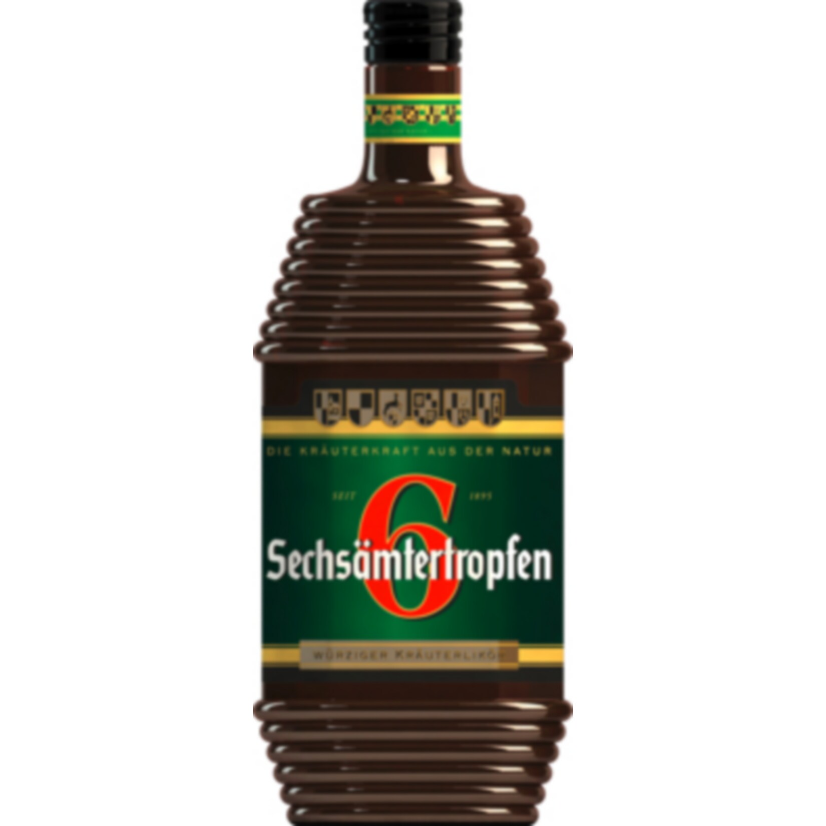 Sechsämtertropfen Kräuterlikör 33,0 % vol 0,7 Liter – Inhalt: 6 | 00000040142029