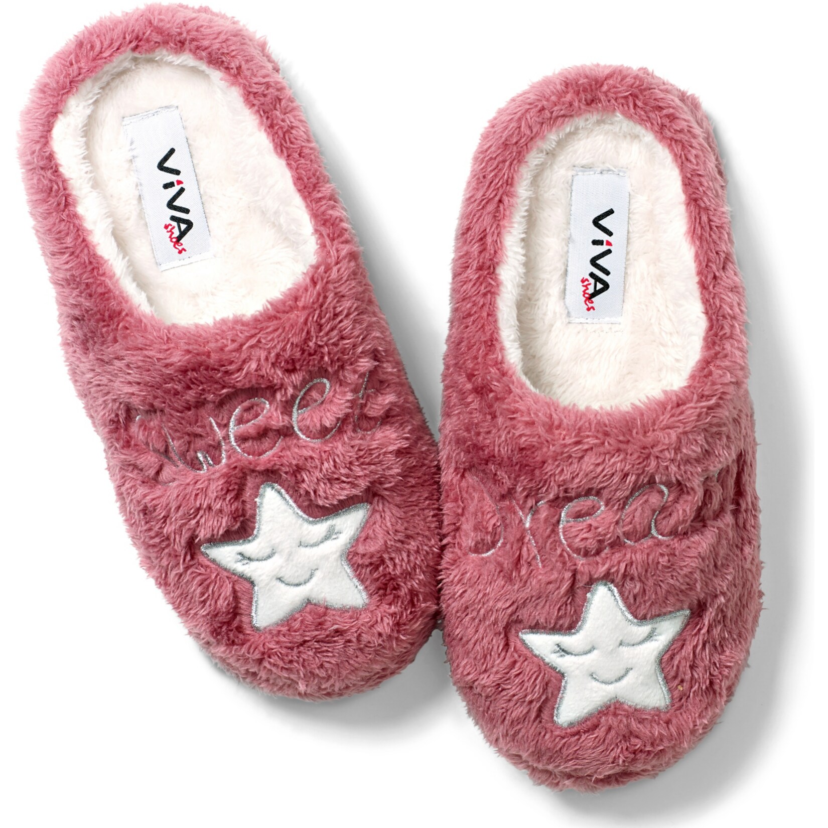 Damen Hausschuhe Gr. 41 alt rosa - Bild 1