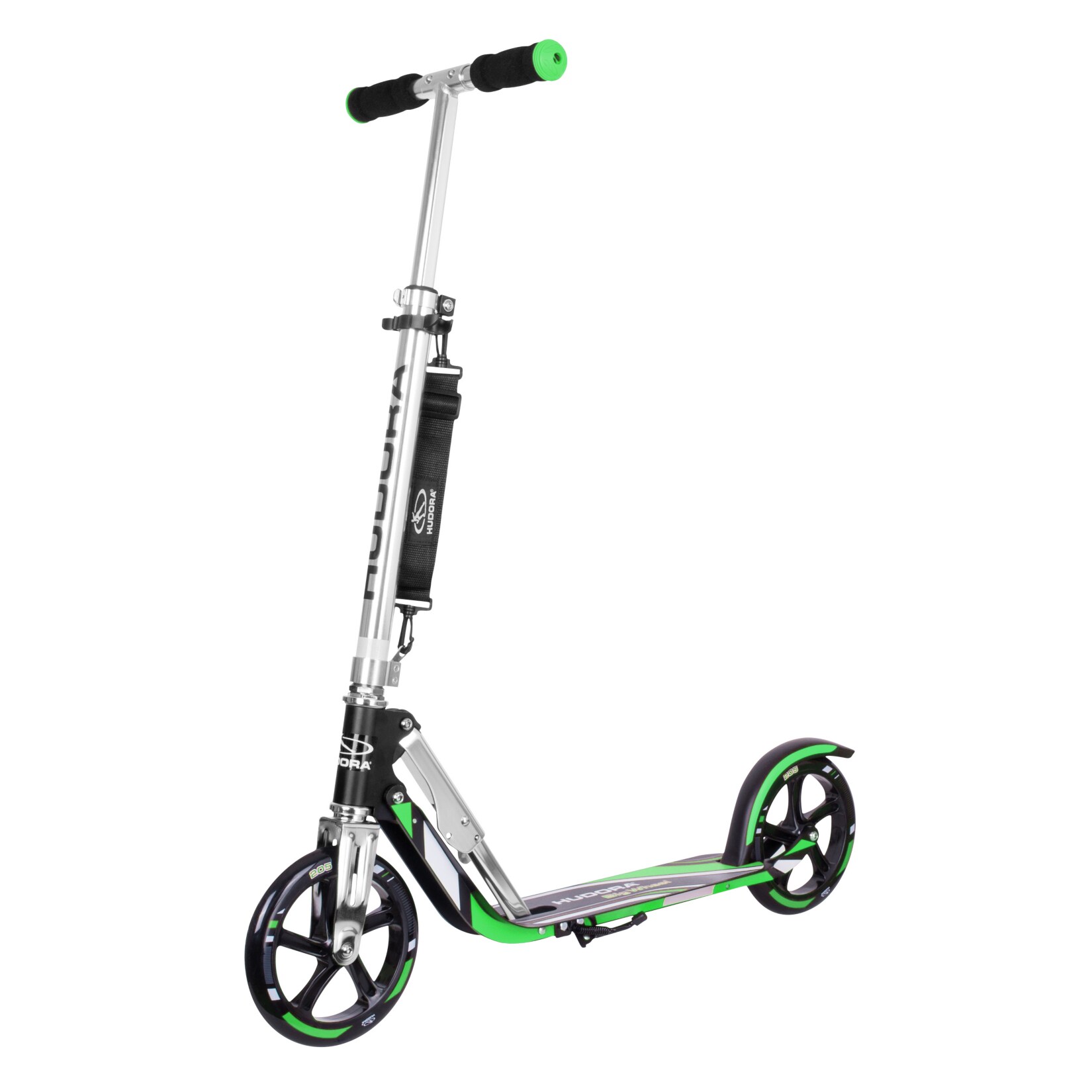 Hudora Scooter BIG Wheel Step RX205 - Grey/Green