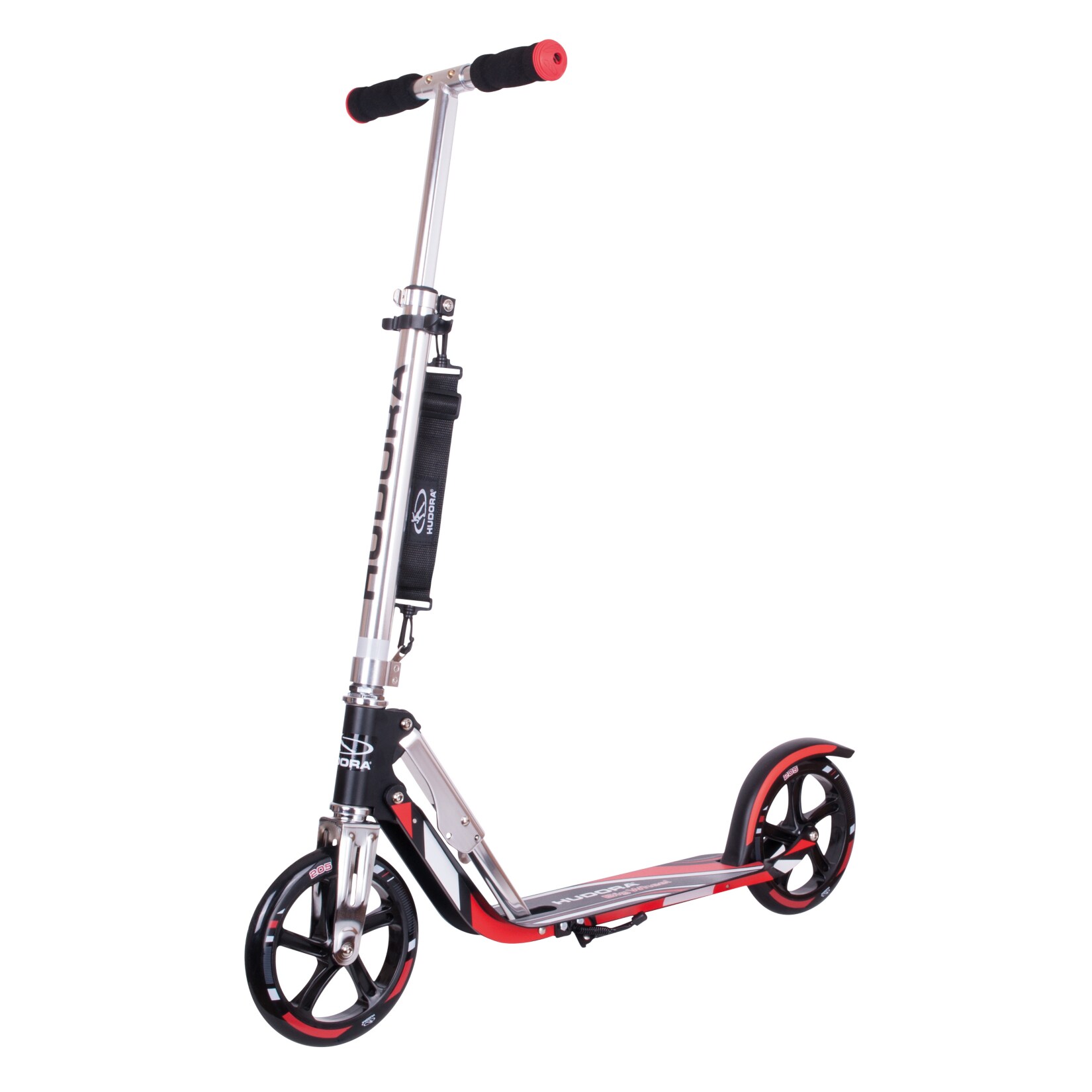 Hudora BigWheel 205, schwarz/rot | 04005998147665